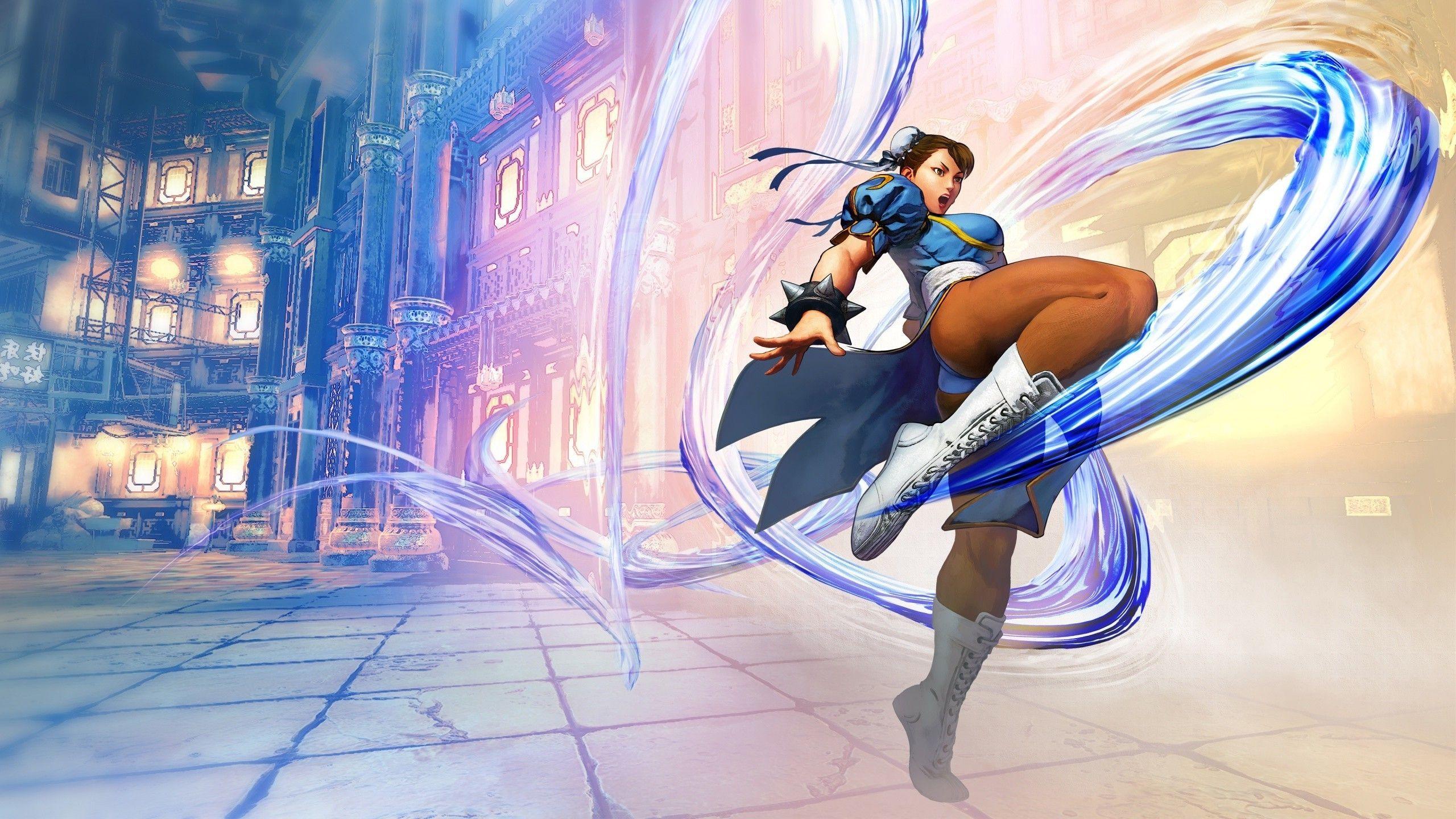 2560x1440 video games video game girls chun li street fighter