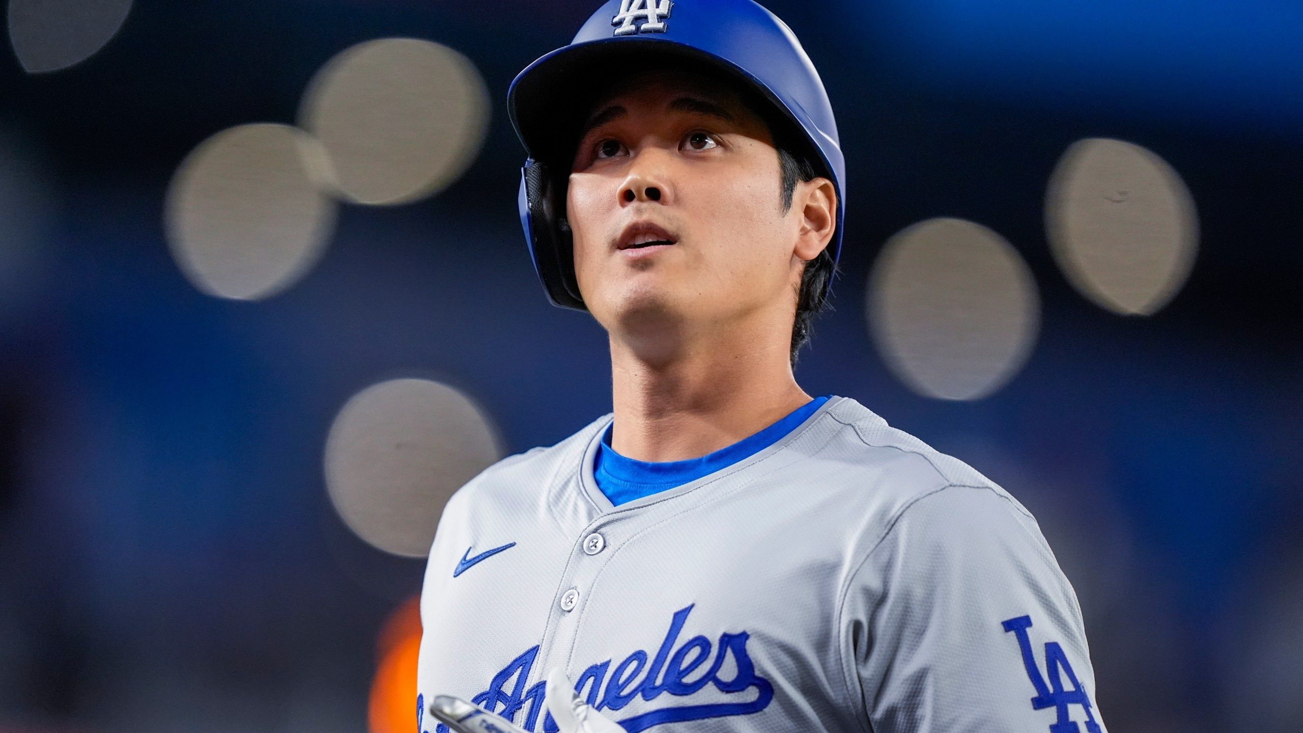 2560x1440 Shohei Ohtani Hits 450 Foot Homer Into