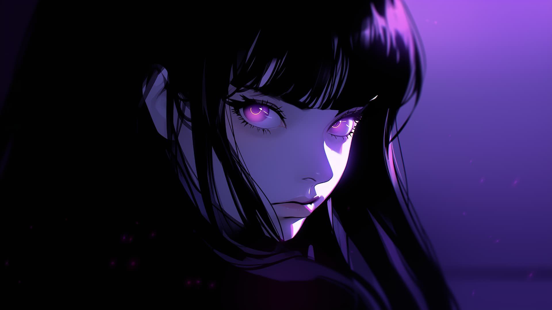 Anime Girl 4k Black Wallpapers Top Free Anime Girl 4k Black 