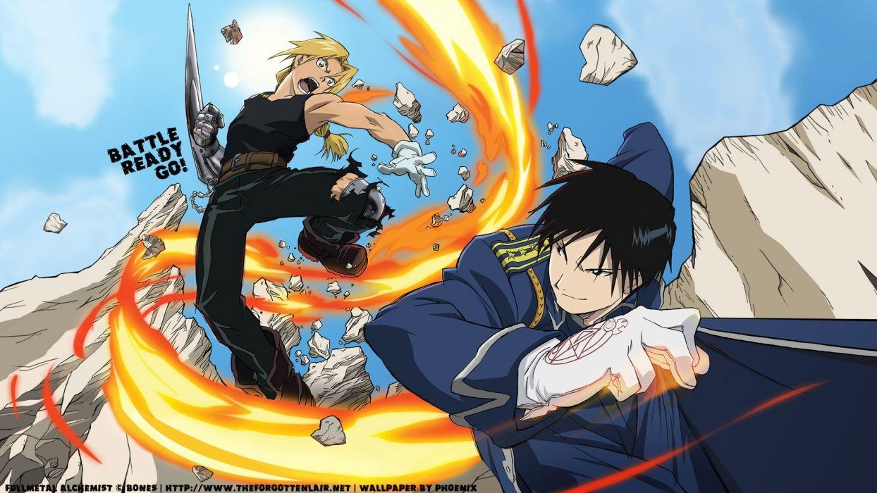 1244x700 Fullmetal Alchemist Elric Edward Roy Mustang wallpaperx1080