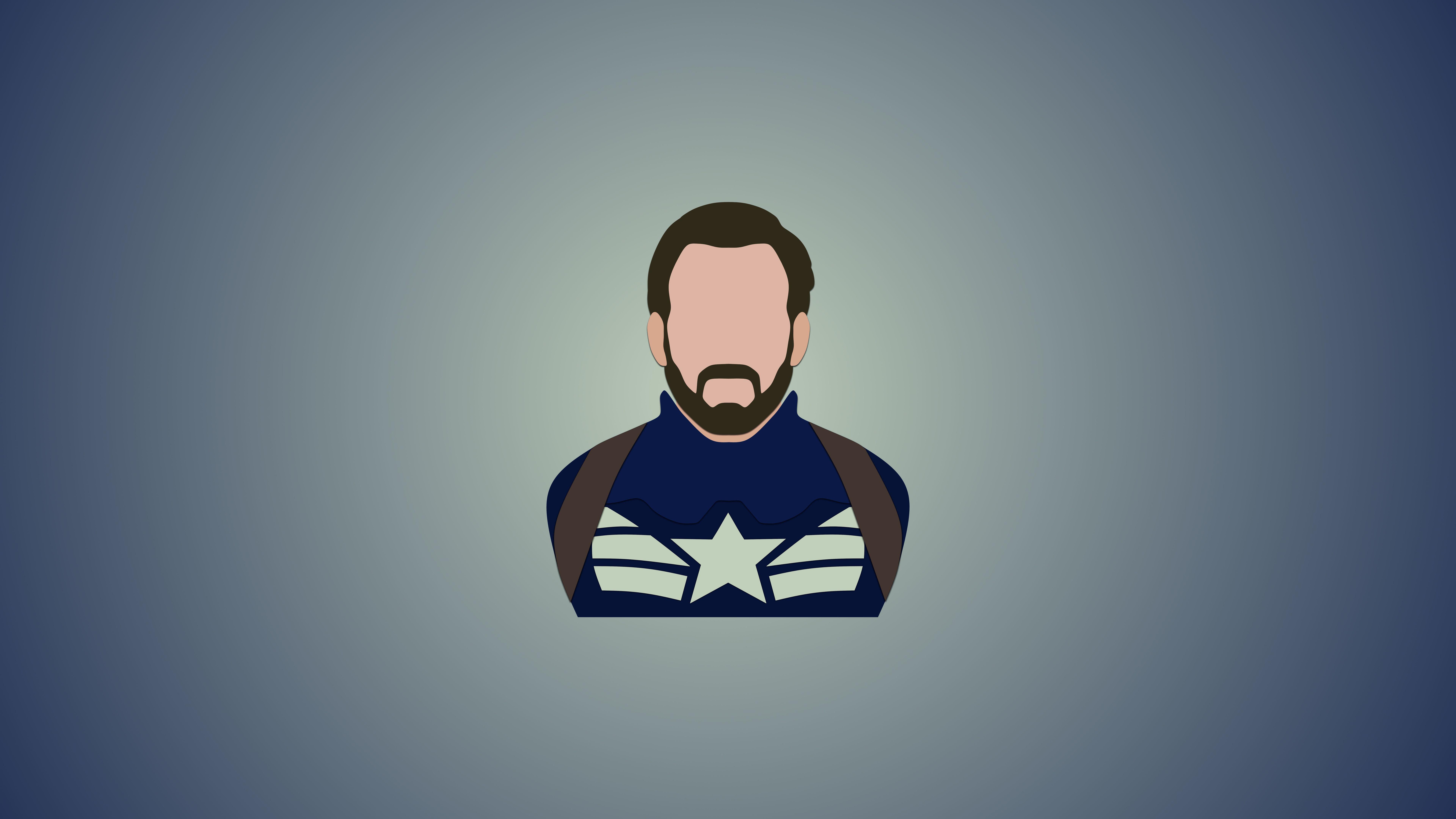 7680x4320 Captain America Minimalist Wallpaper (30 + Background Picture)