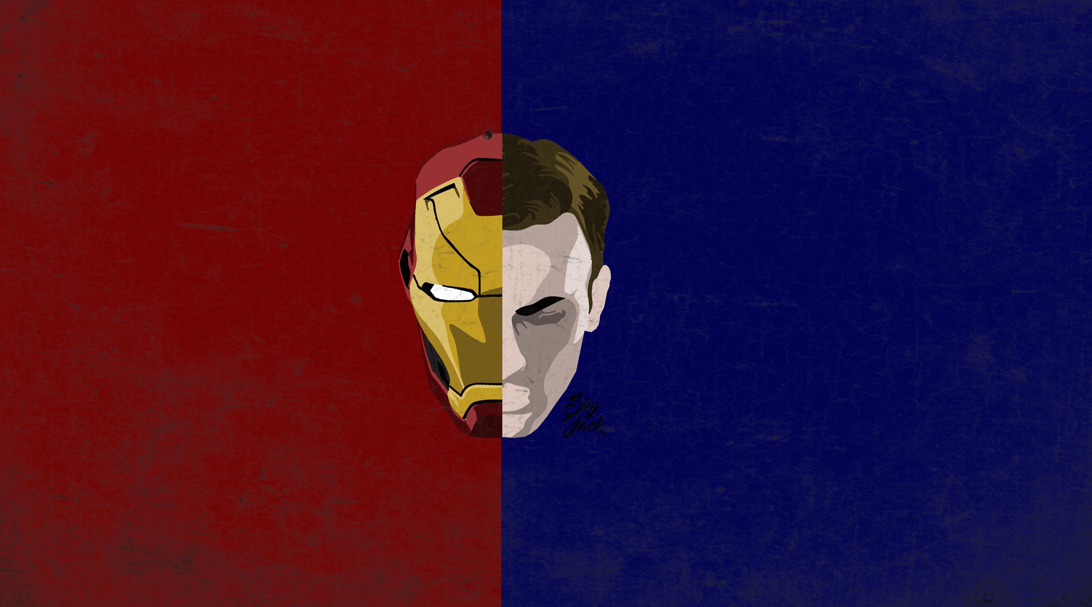3600x2000 CAPTAIN AMERICA: CIVIL WAR WALLPAPER MINIMALIST