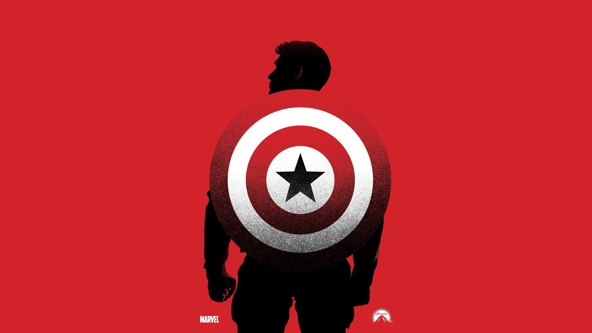 1920x1080 HD wallpaper: Captain Marvel movie poster, Captain America