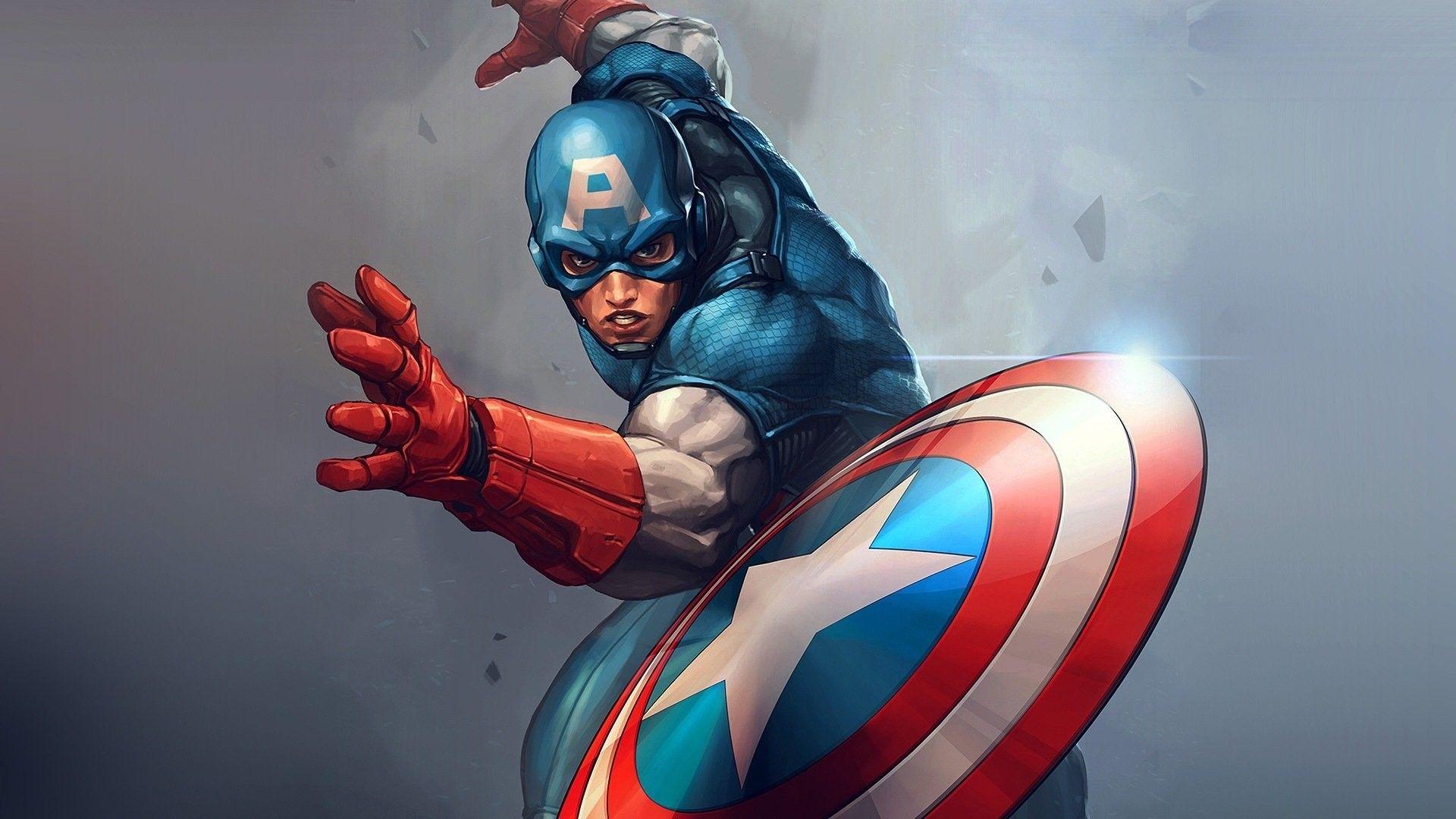 1920x1080 Captain America hình nền HD