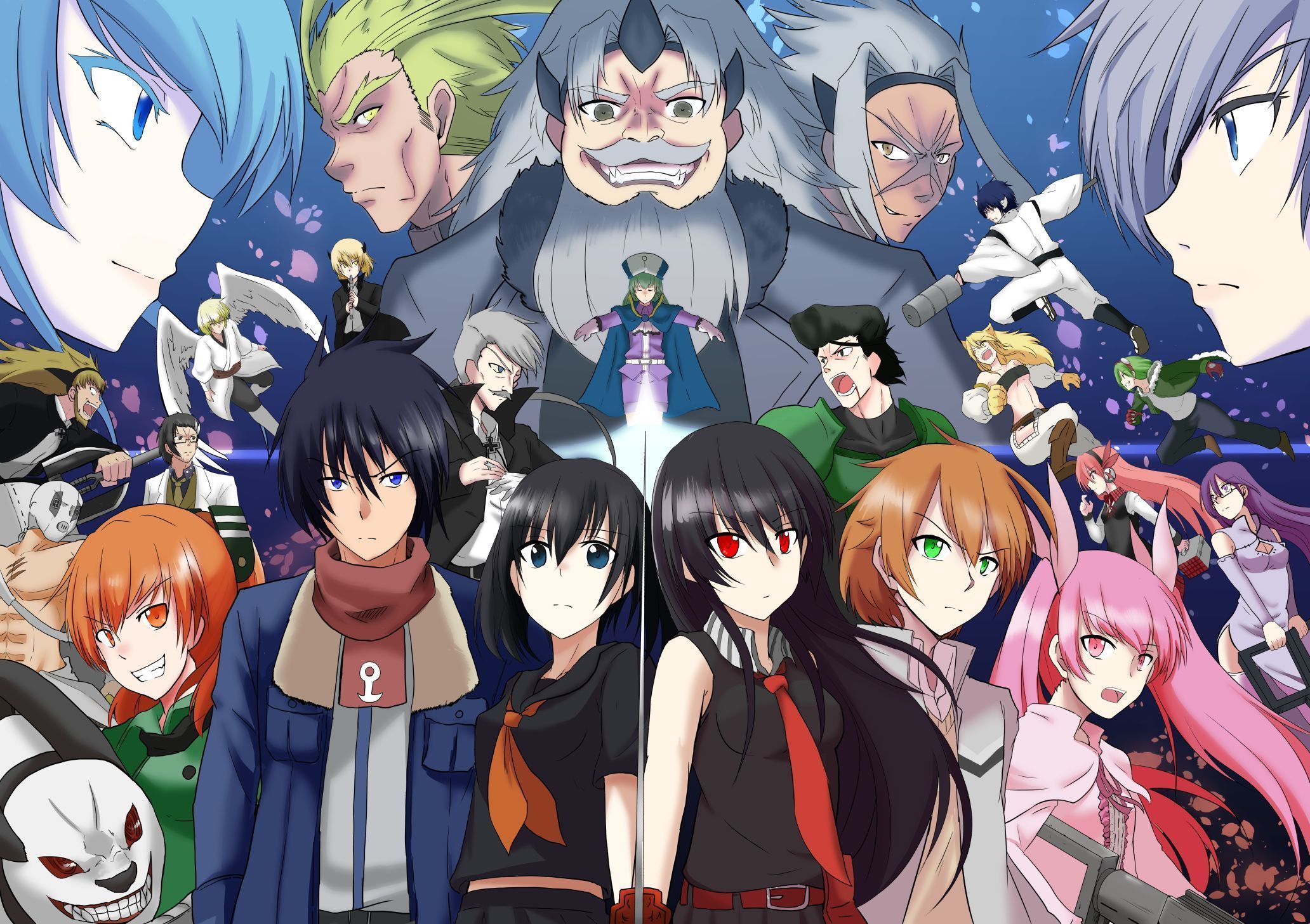 2064x1457 HD Wallpaper of Akame ga Kill