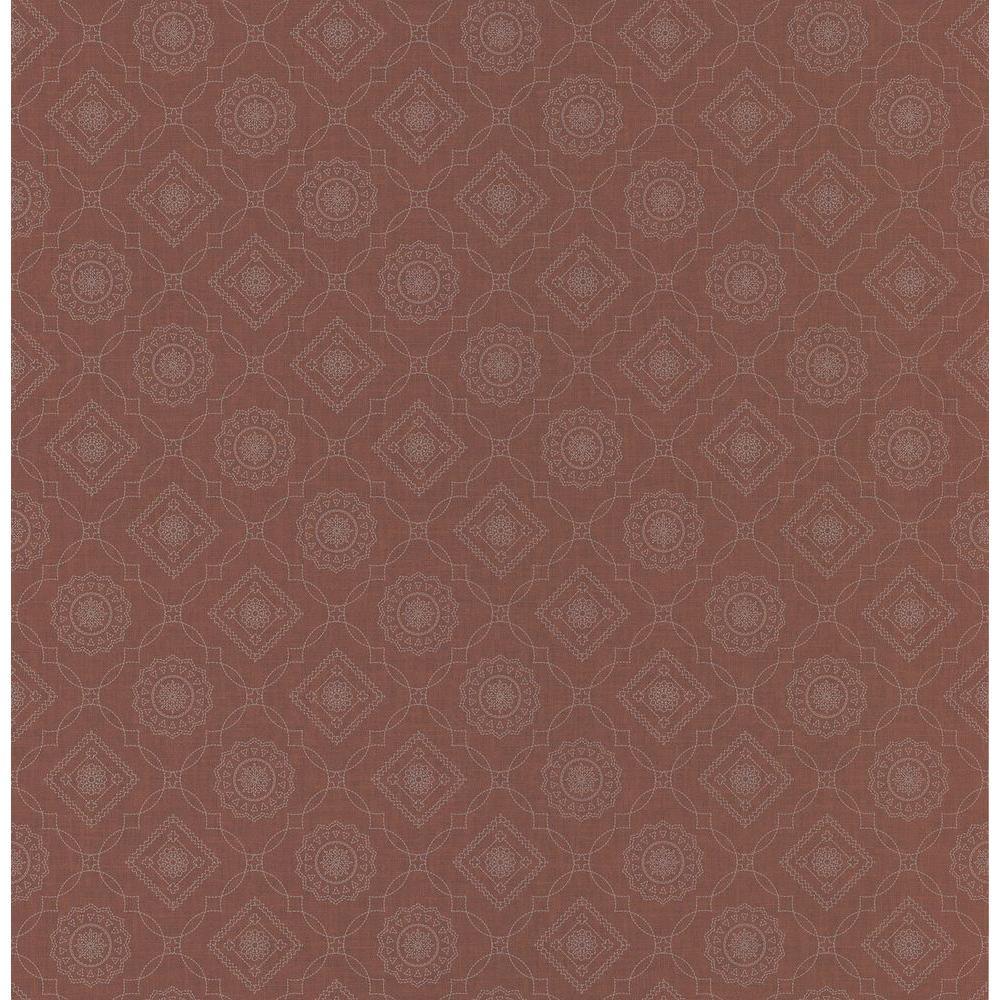 1000x1000 Northwoods Lodge Red Bandana Print Wallpaper Sample