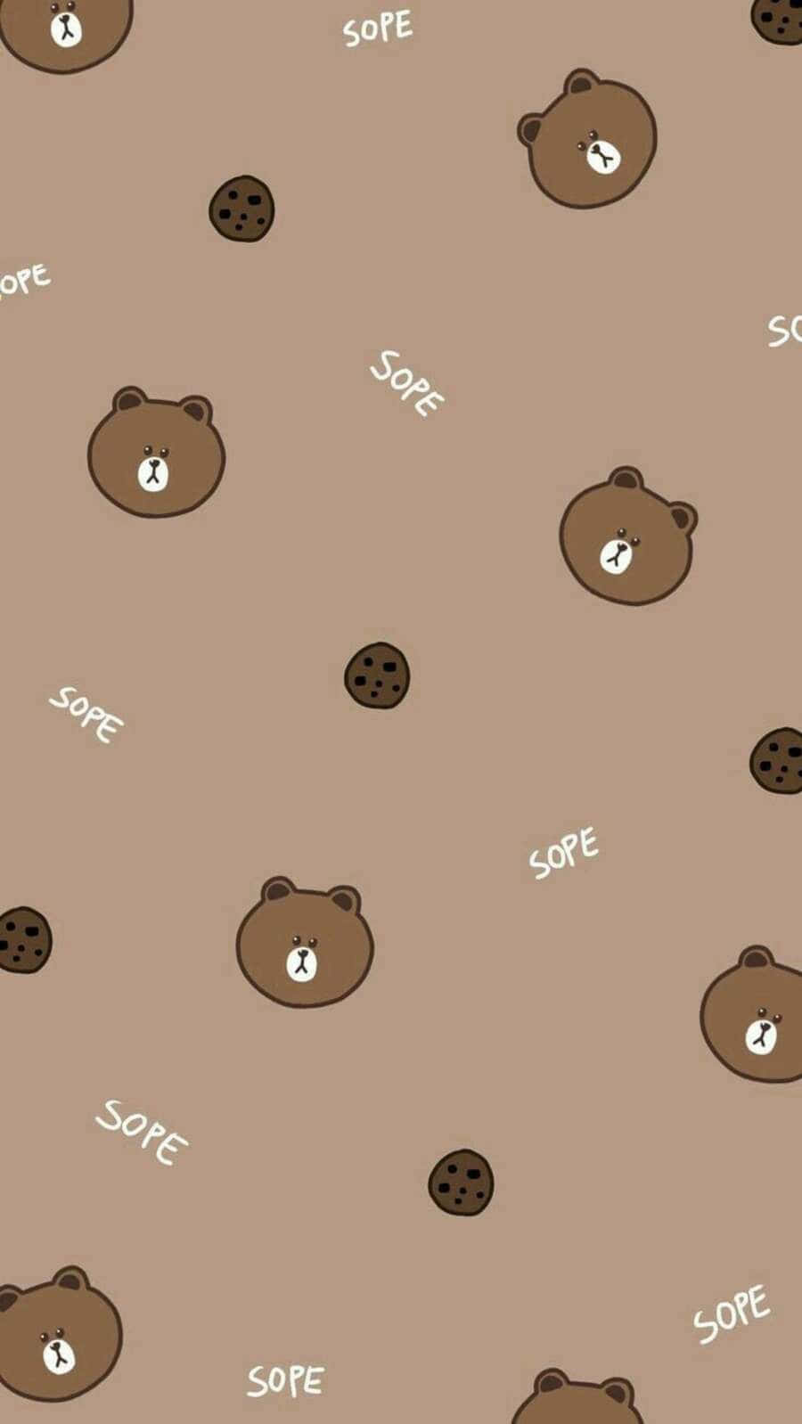 900x1598 Download Adorable Kawaii Bear with Bow