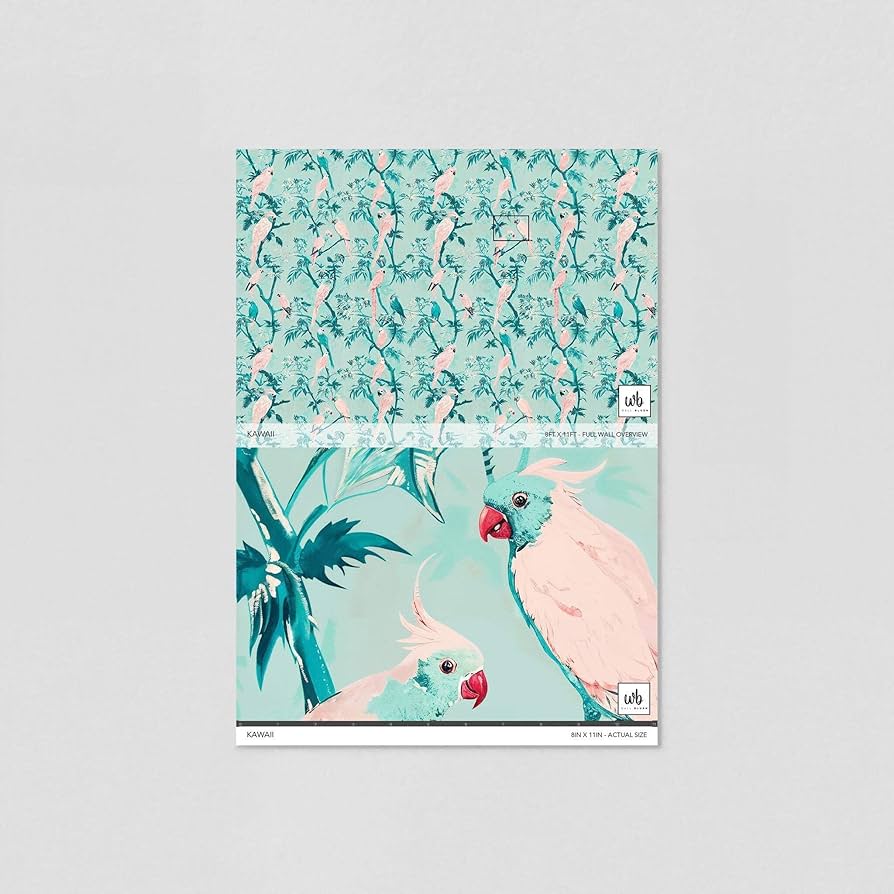 894x894 Kawaii Pink Teal Dark Green