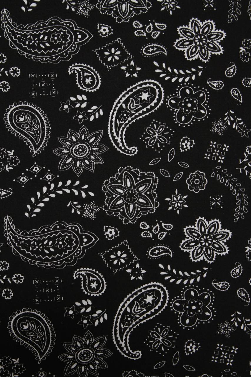 853x1280 Black Bandana Wallpaper