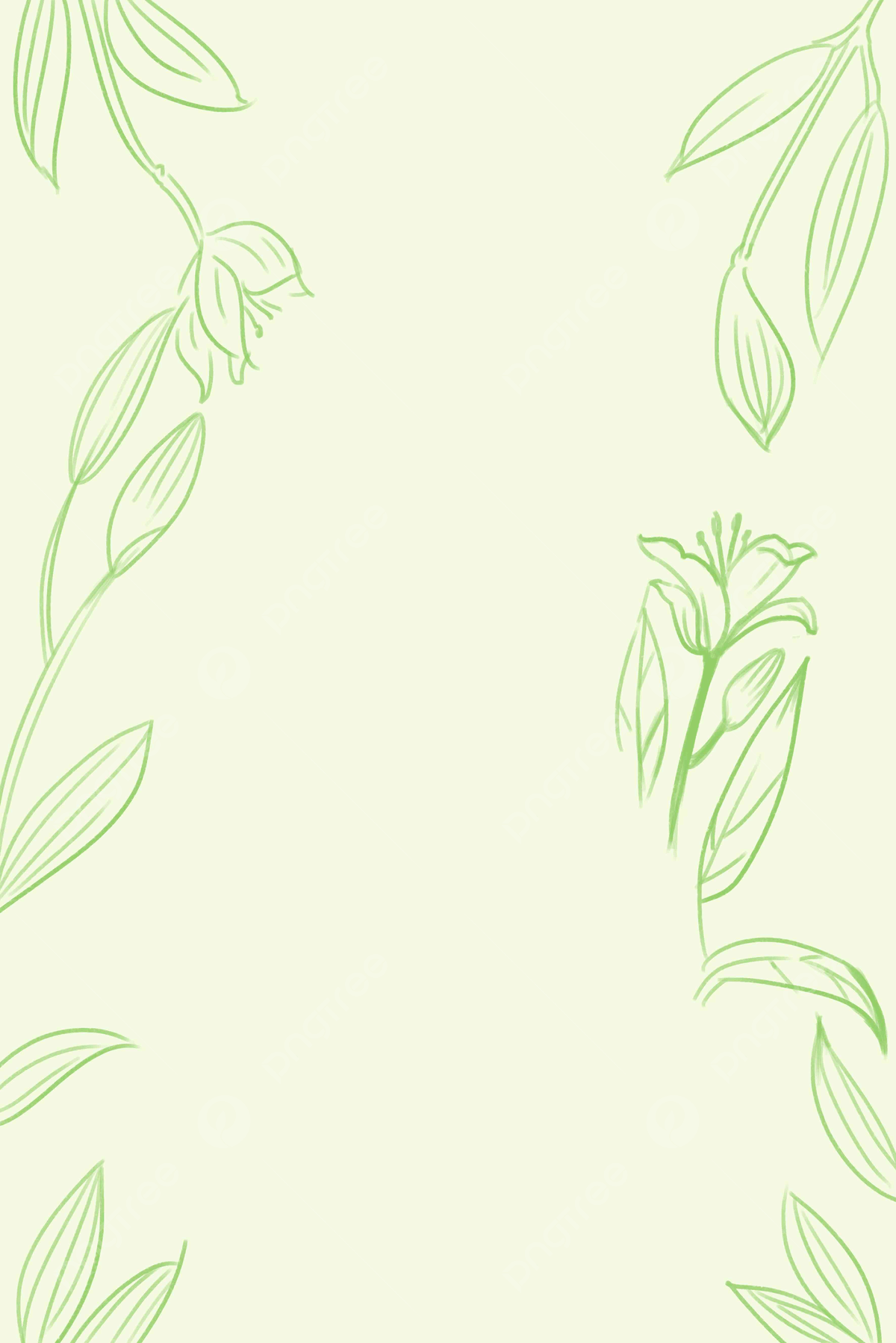 1200x1799 A Light Green Flower Background