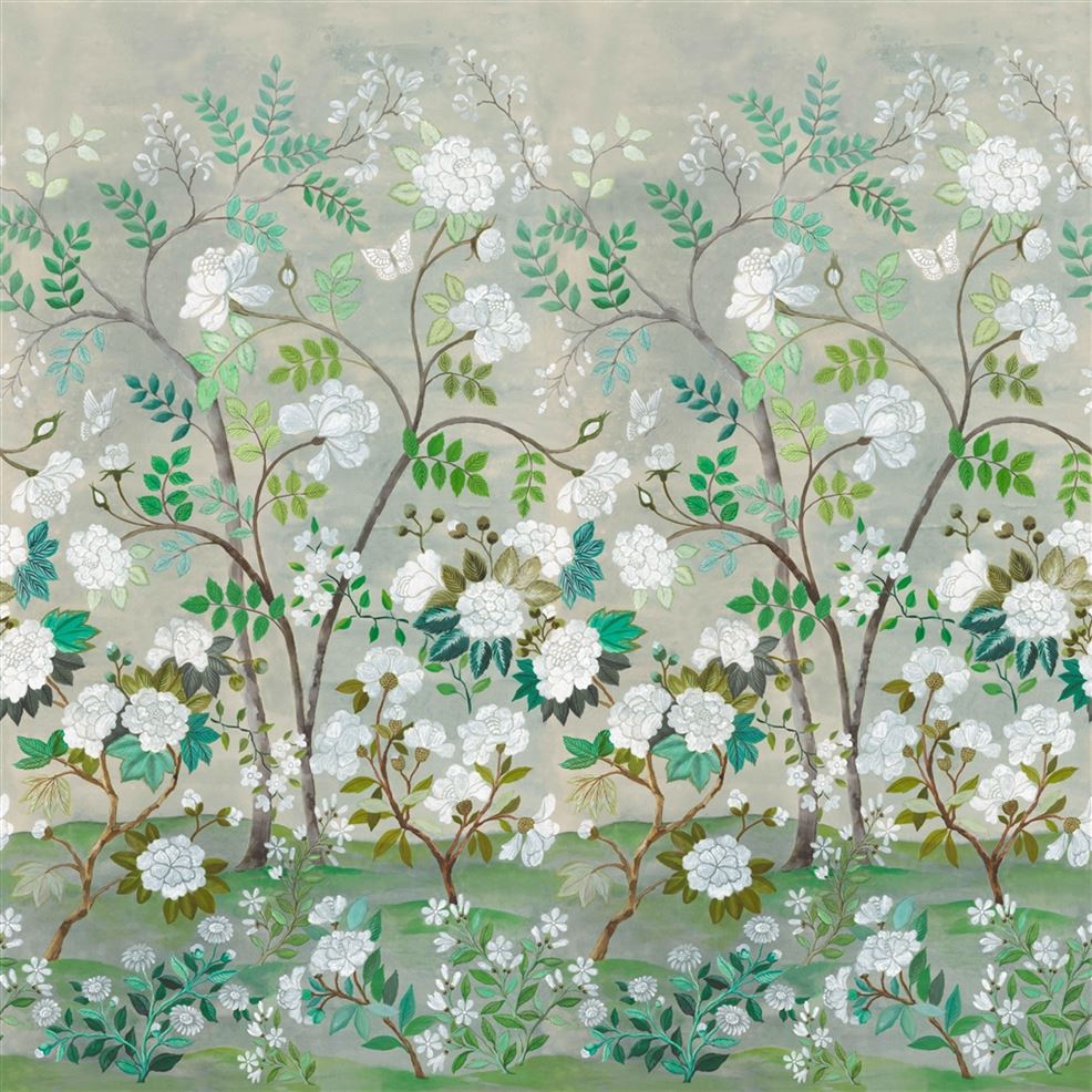 986x986 Designers Guild Mural Fleur