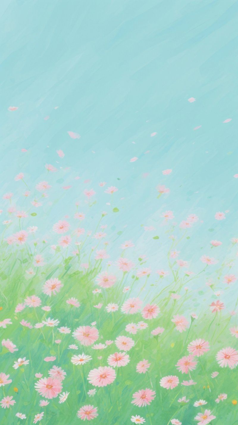 800x1427 iPhone Wallpaper Pastel Green Image
