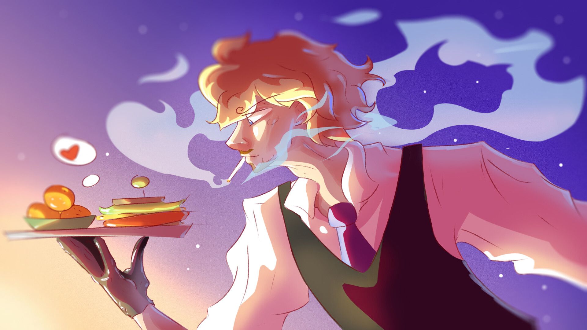 1920x1080 Wallpaper Art Progress -Sanji
