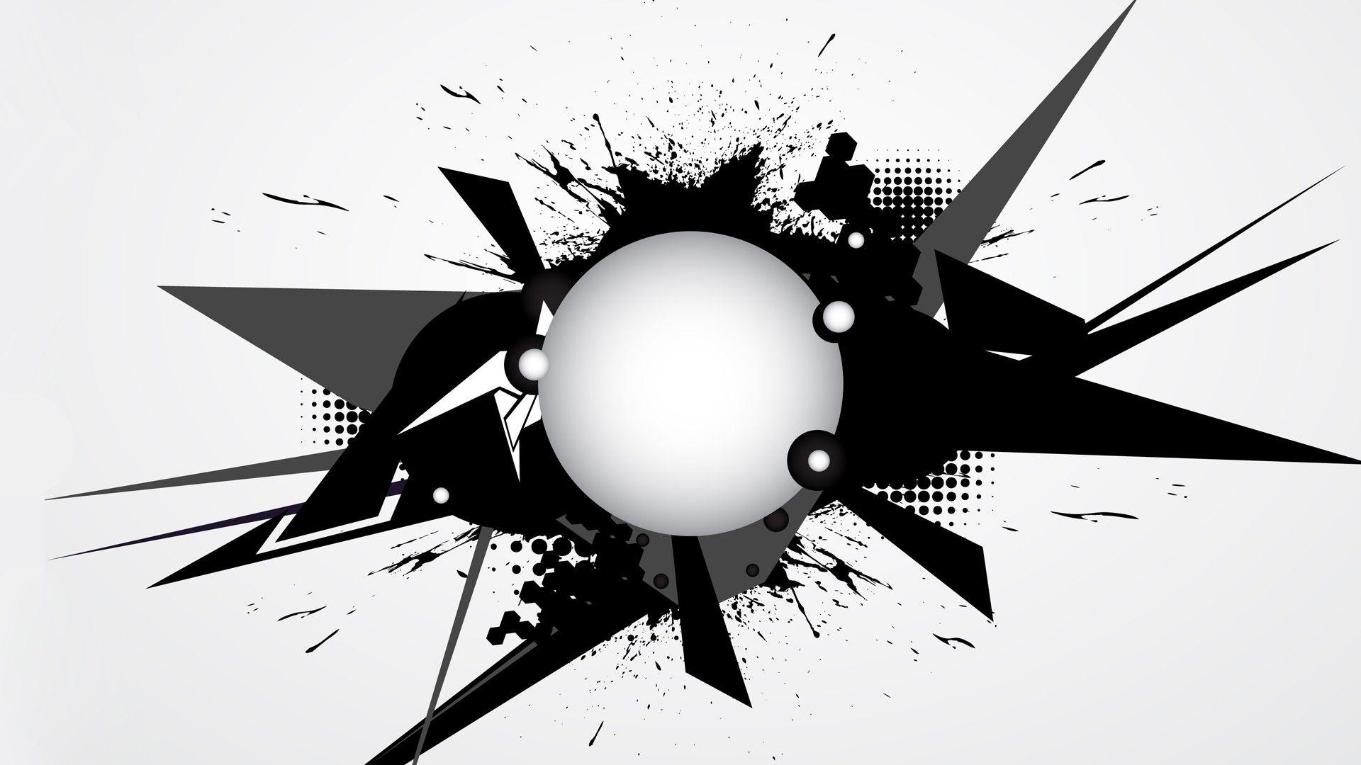 Black and White Vector Art Wallpapers - Top Free Black and White Vector Art  Backgrounds - WallpaperAccess
