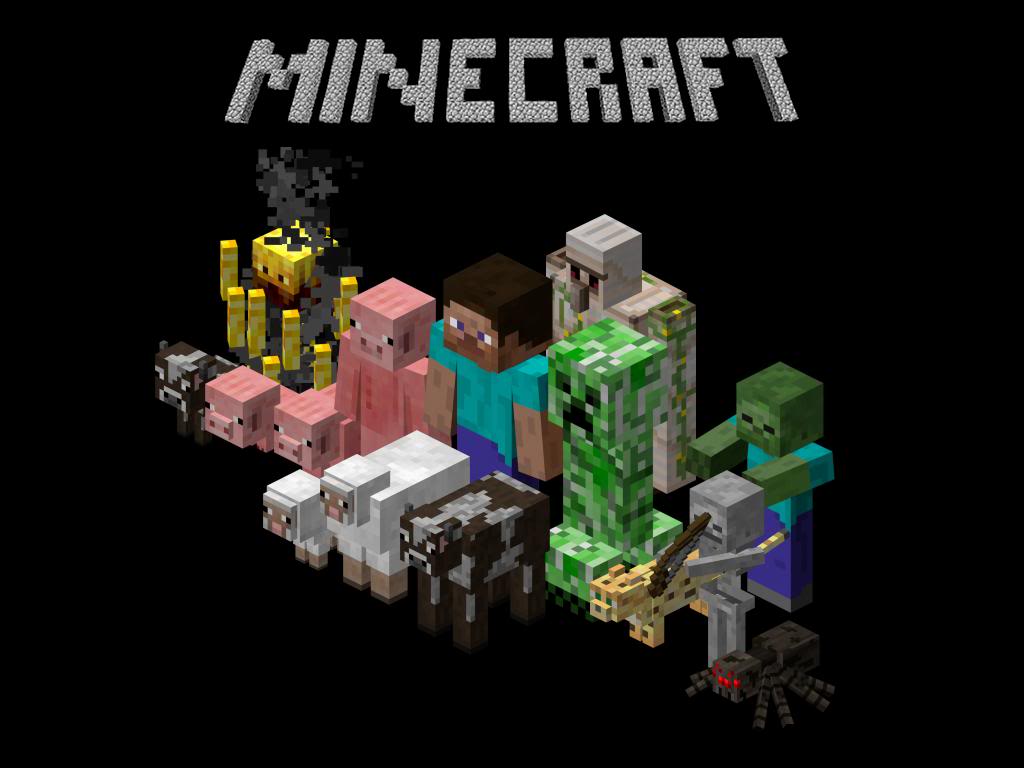 1024x768 Old Minecraft Classic Wallpaper