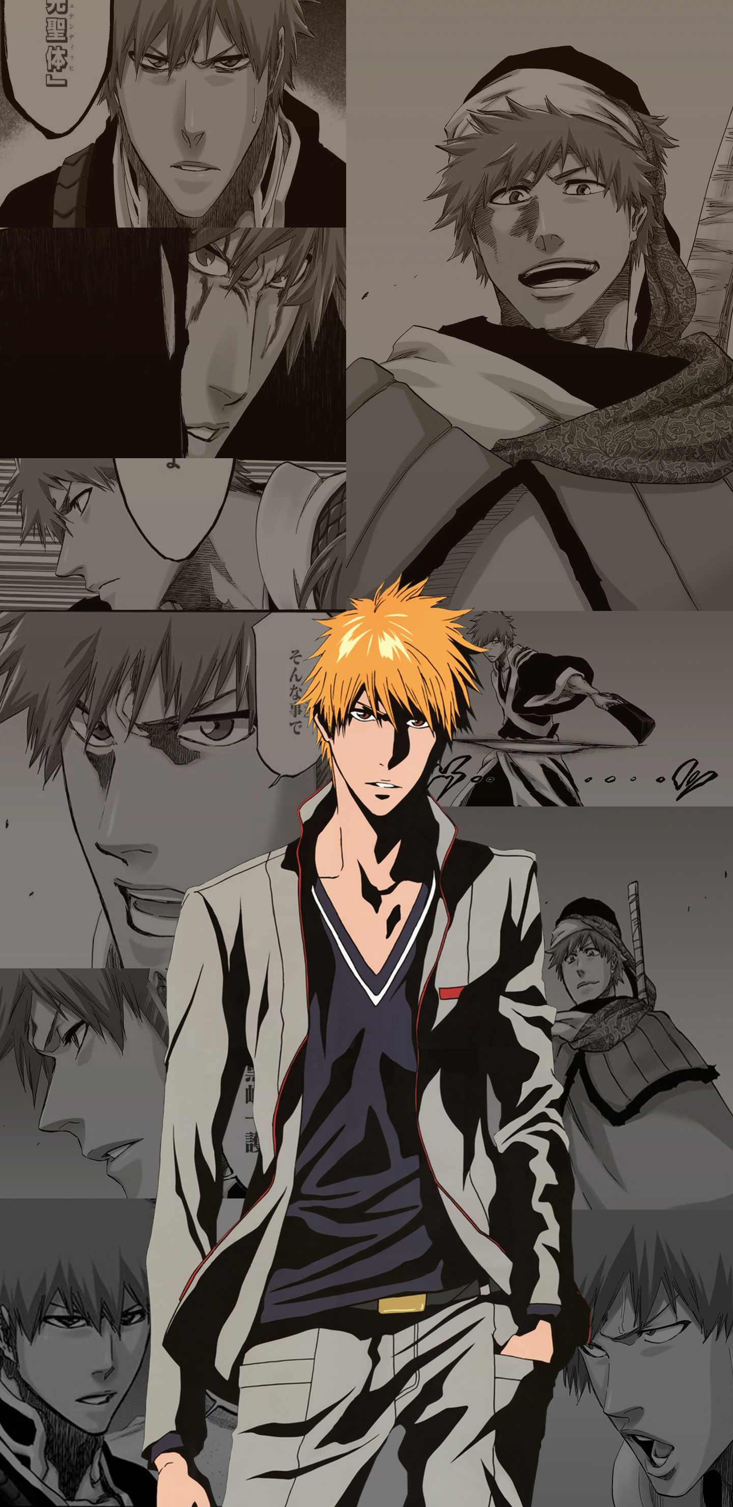 1440x2960 Ichigo wallpaper I made, hope you guys