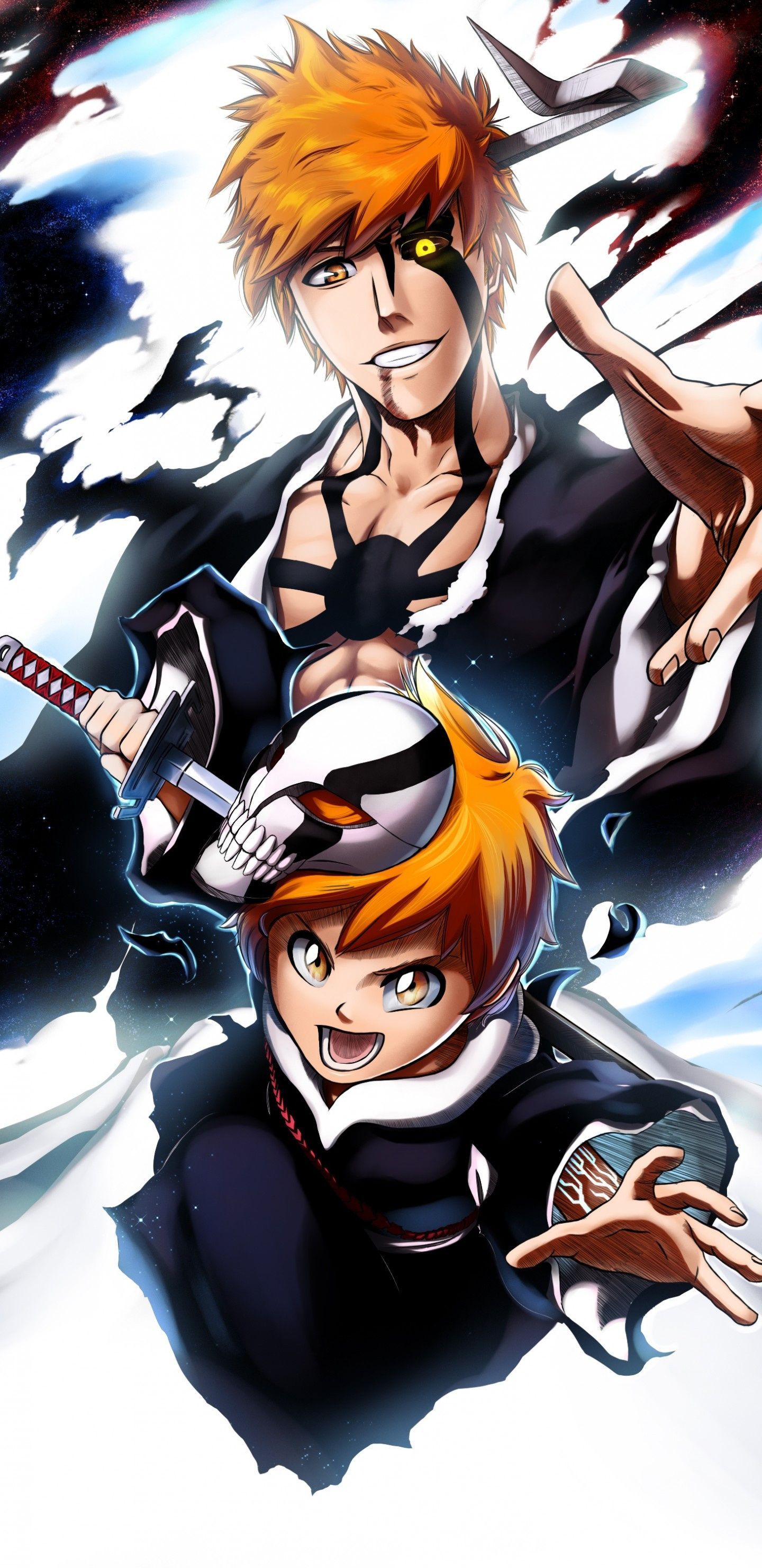 1440x2960 Ichigo Kurosaki Wallpaper 26 image
