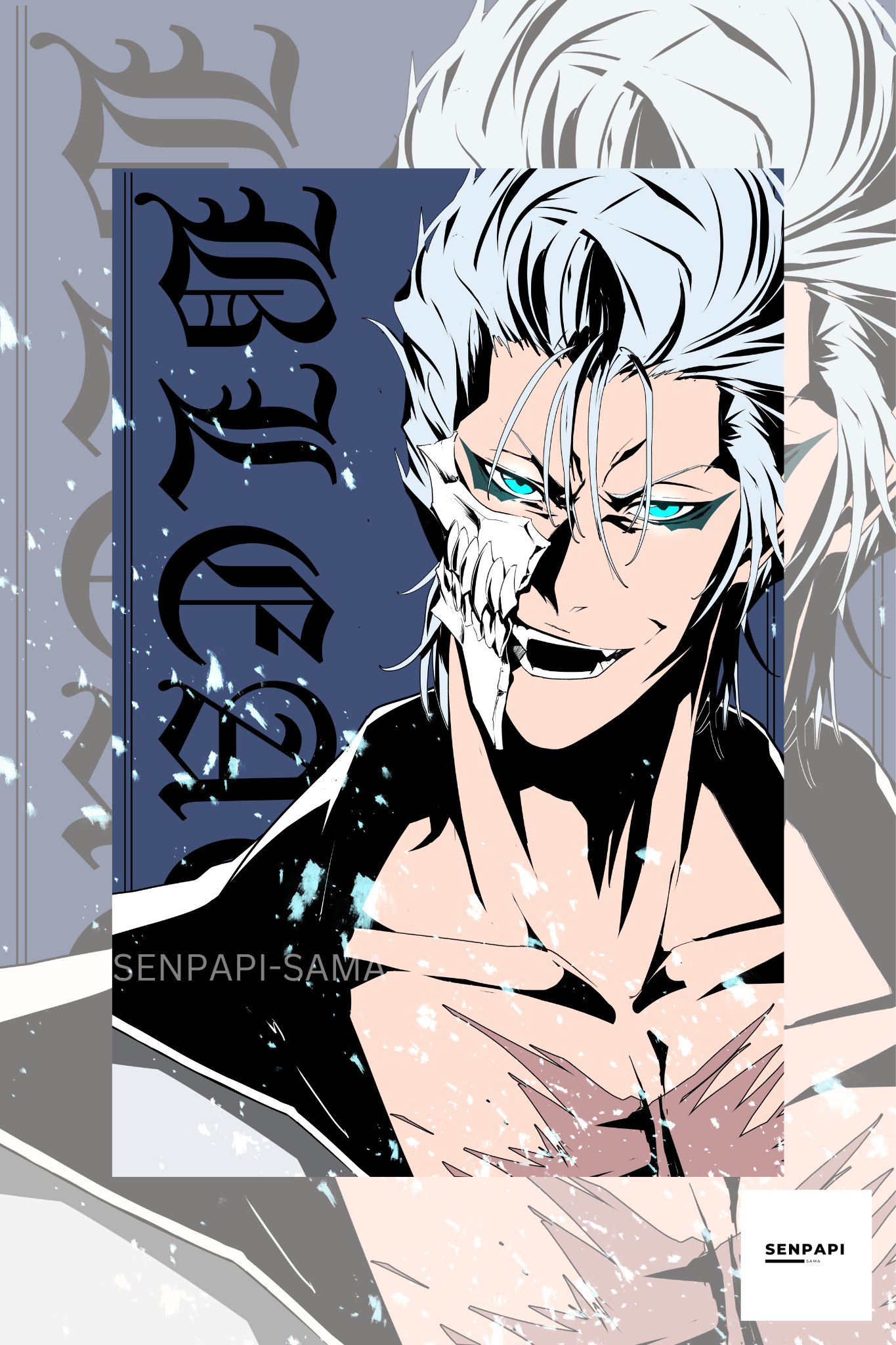 1365x2048 Grimmjow Jaegerjaquez Poster