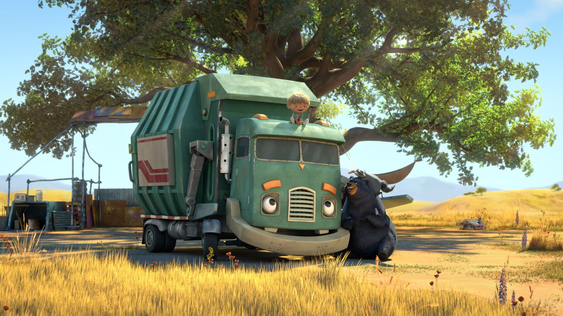 1920x1080 Trash Truck