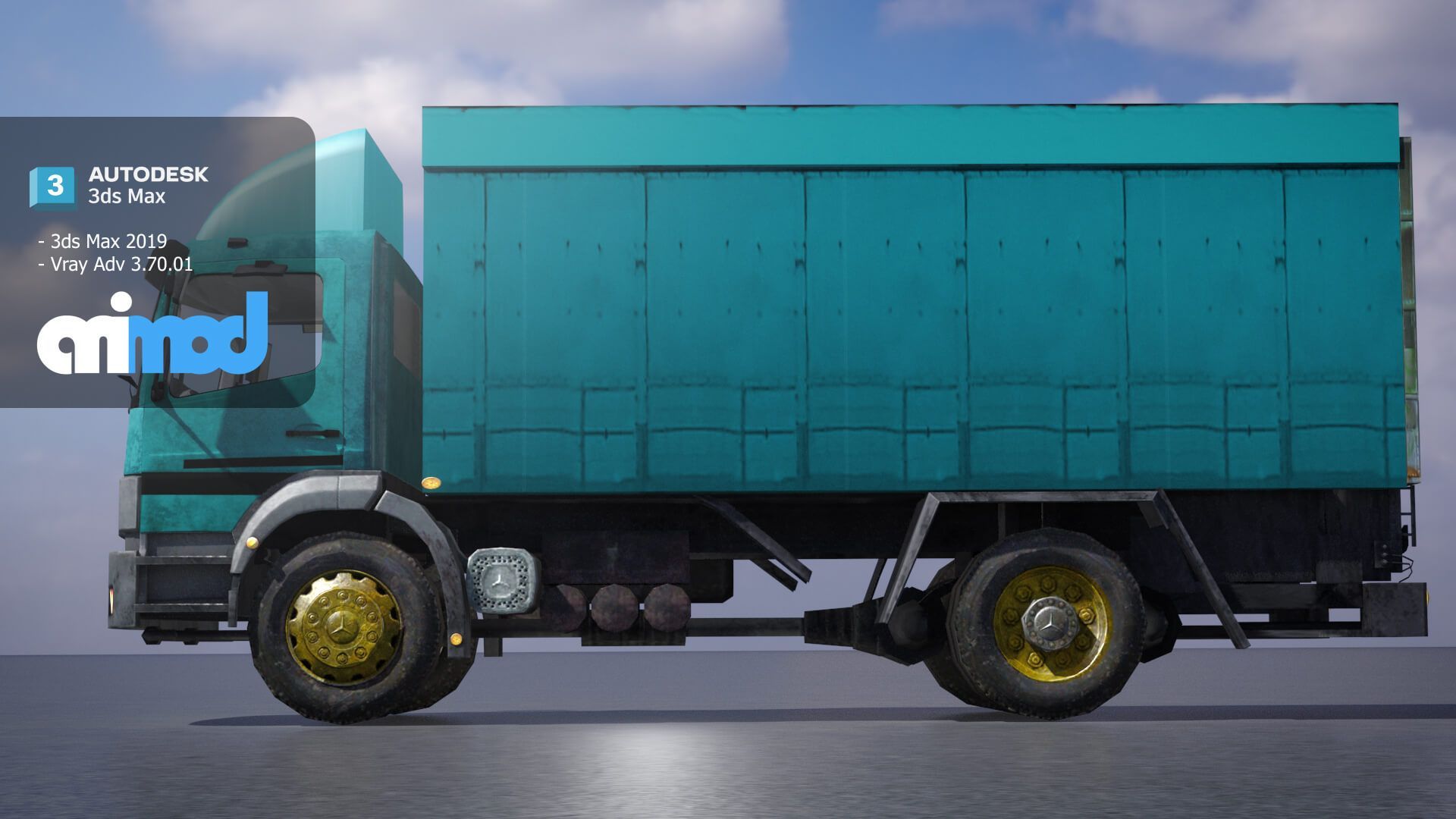 1920x1080 Garbage Truck 002