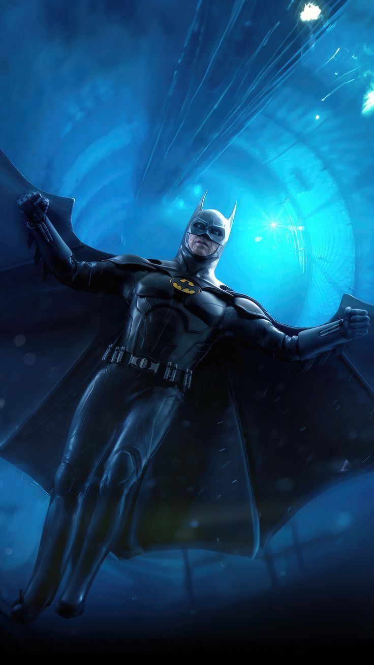 736x1308 Michael Keaton As Batman In The Flash 2023 5k