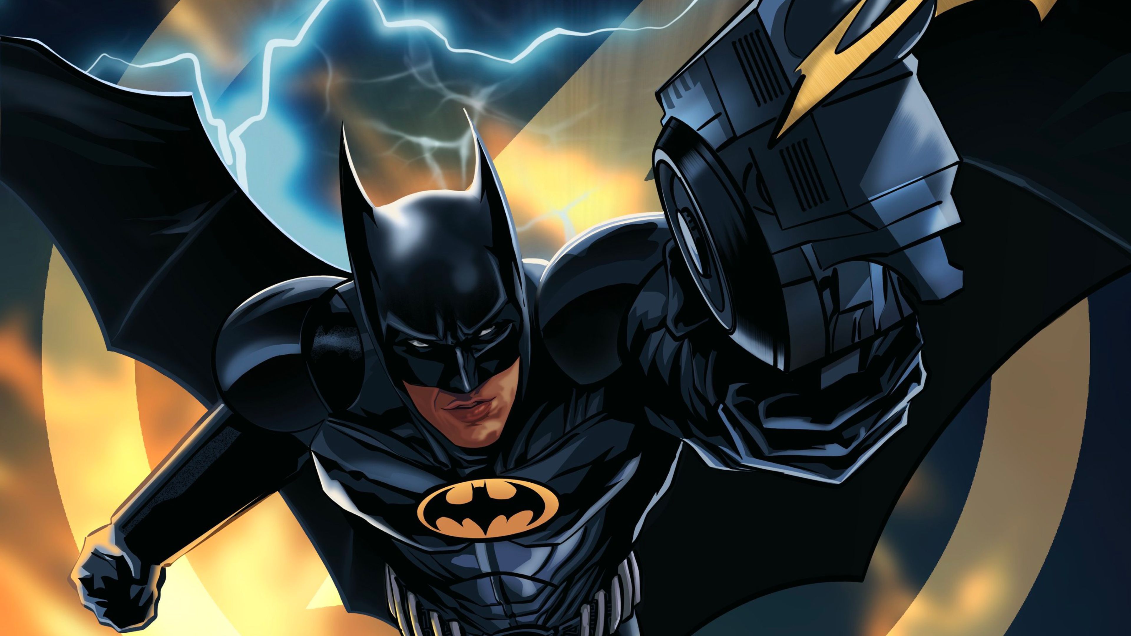 3840x2161 Michael Keaton As Batman In The Flash