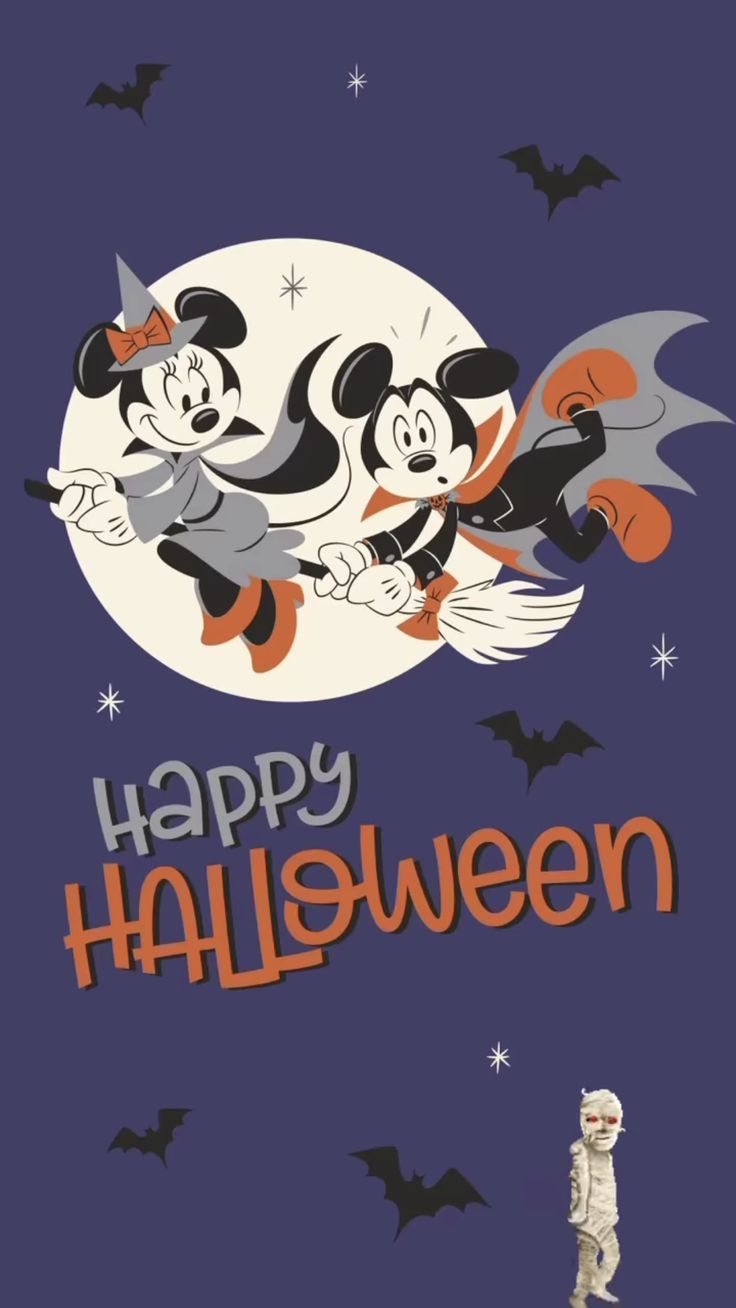 736x1308 Disney Halloween Wallpaper