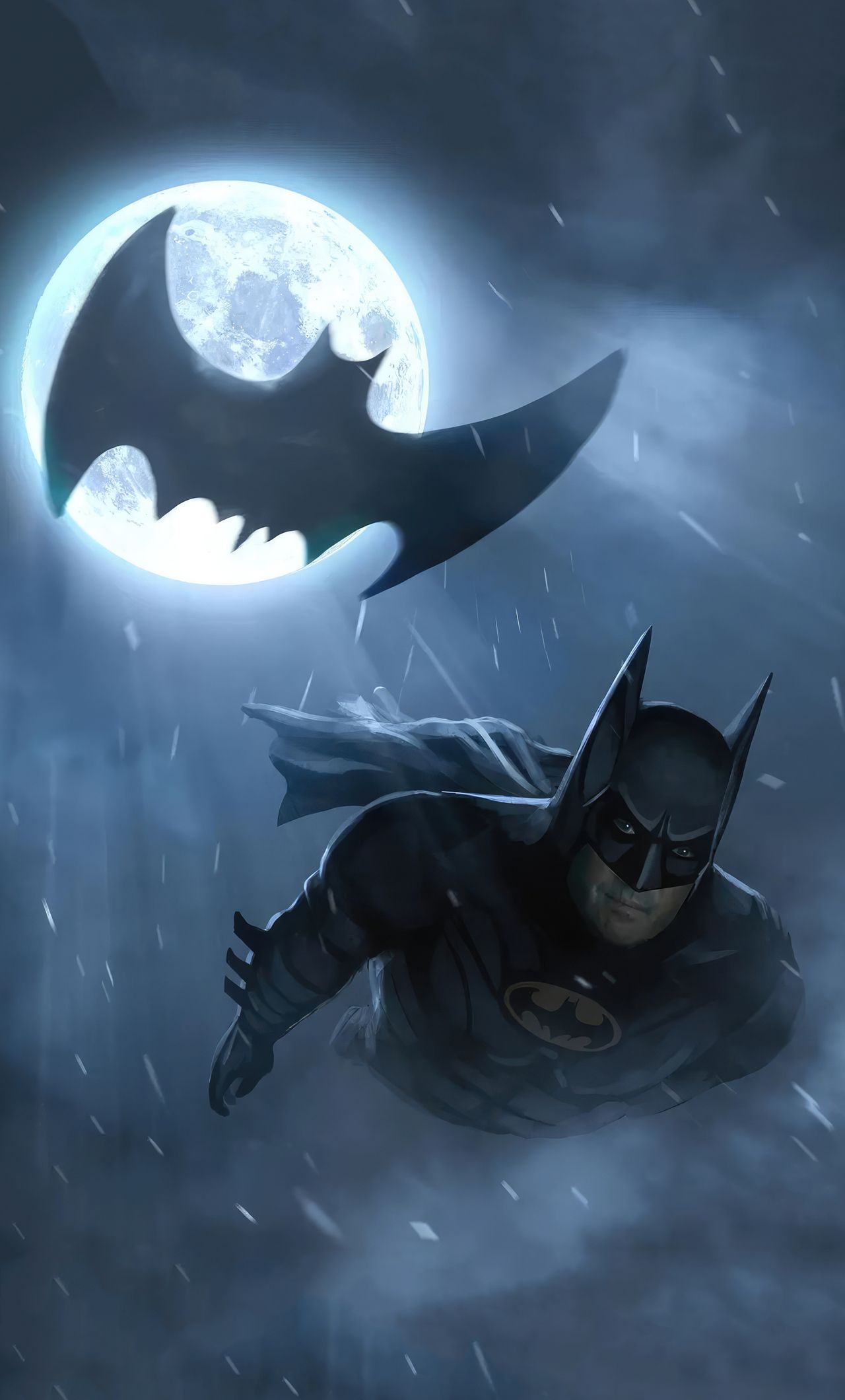 1280x2120 Batman Michael Keaton