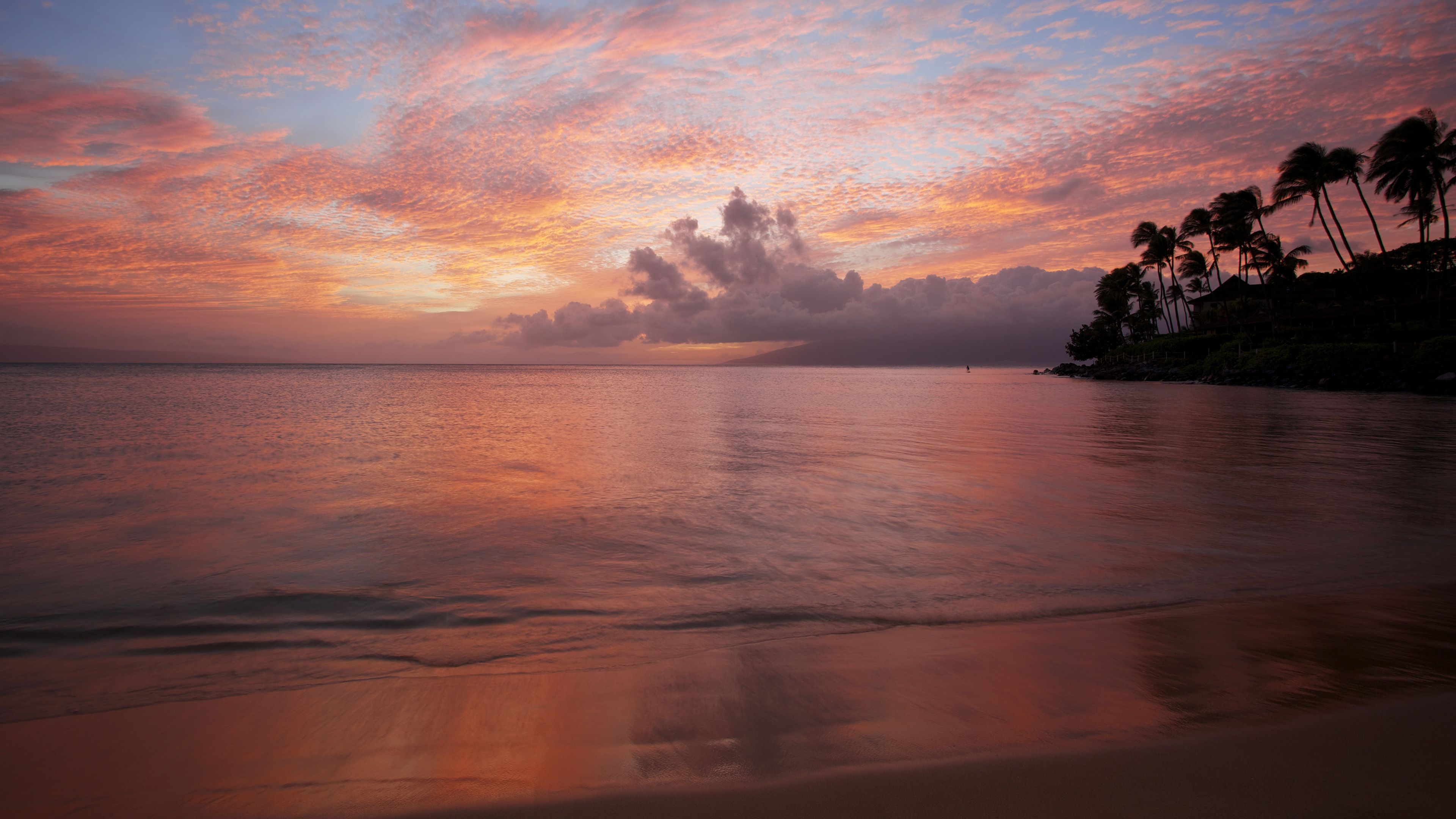 3840x2160 Serene Sunset Seascape Ultra HD