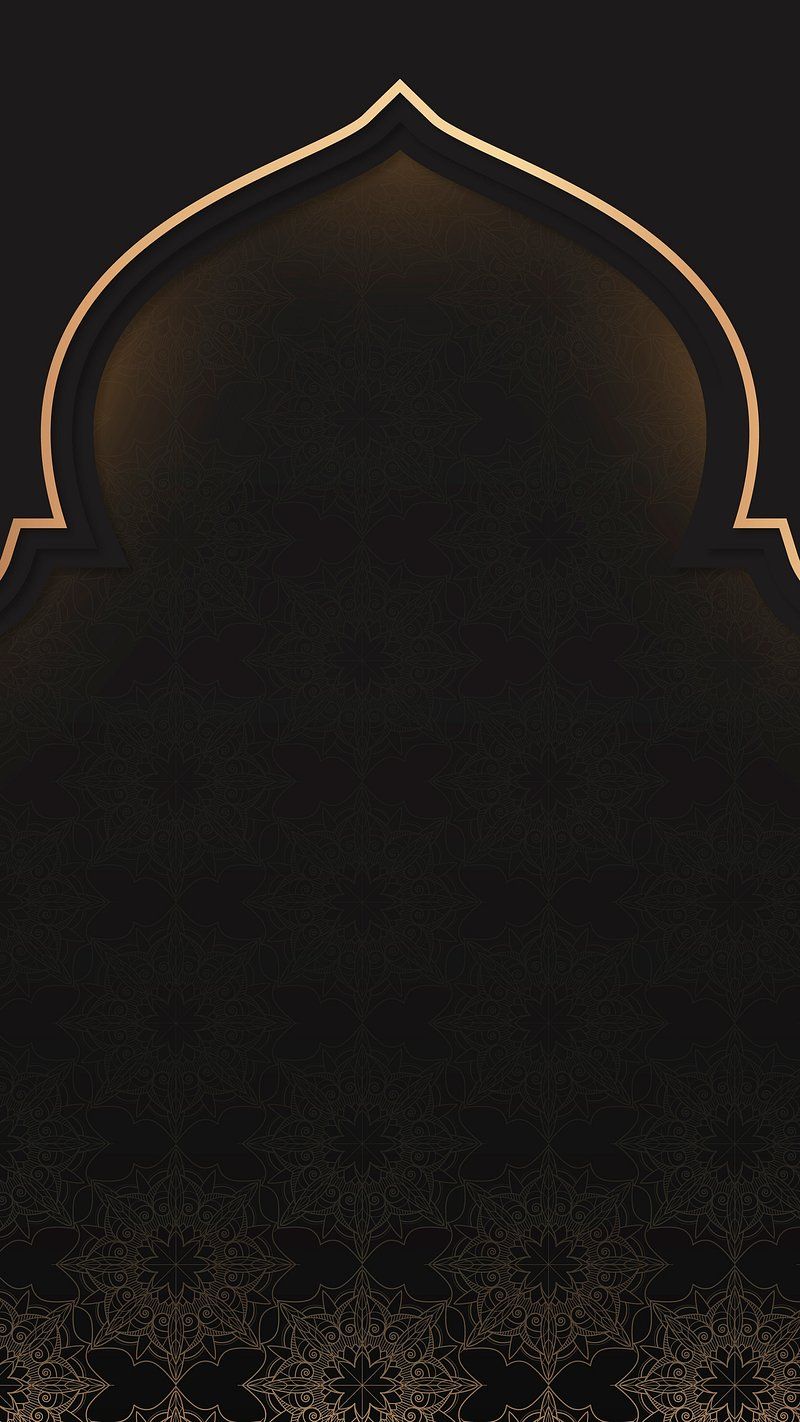 800x1422 Islamic Background Black Image. Free