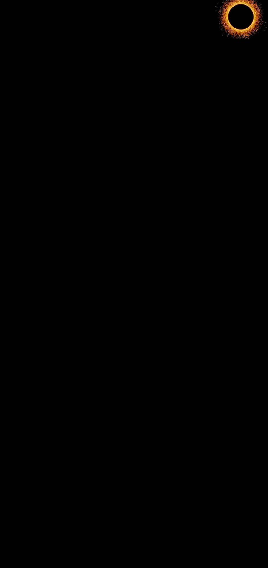 909x1920 Download Solid Black 4K Flaming Black