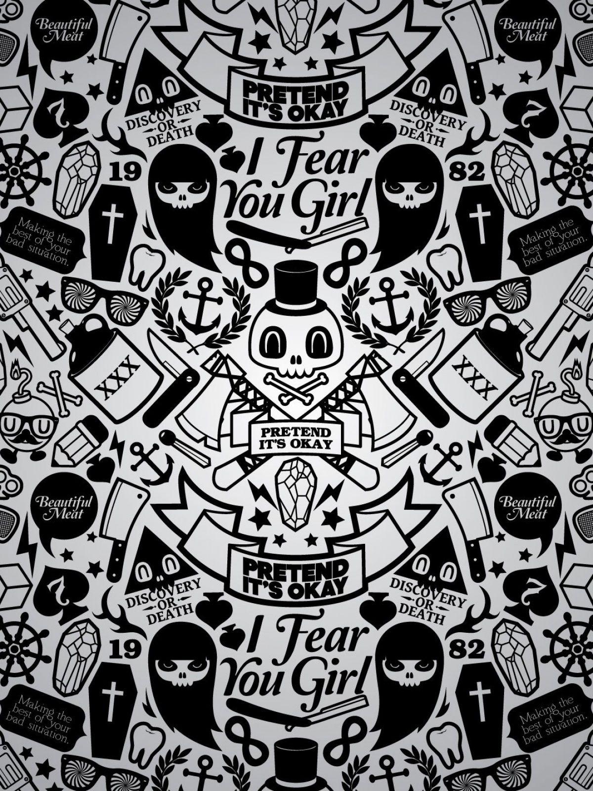 1200x1600 Art Hipster Mobile Wallpaper