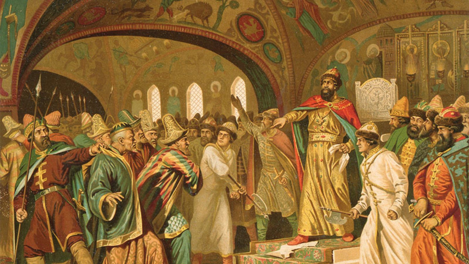 1600x900 Ivan the Great Tearing the Khan's
