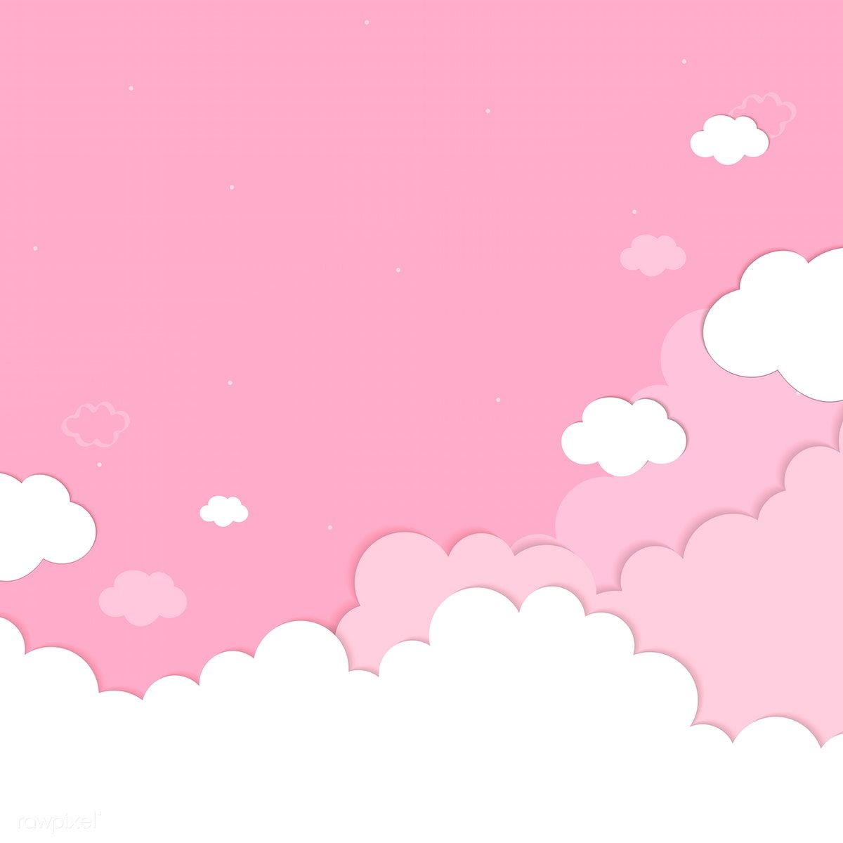 1200x1200 Pink sky with clouds wallpaper vector