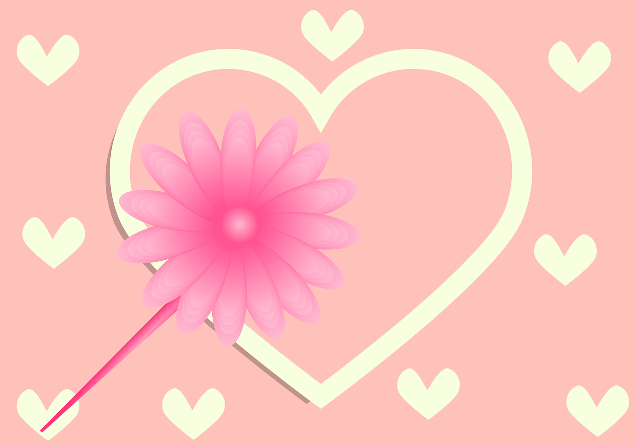 1280x896 Romantic Background, Pink Colour