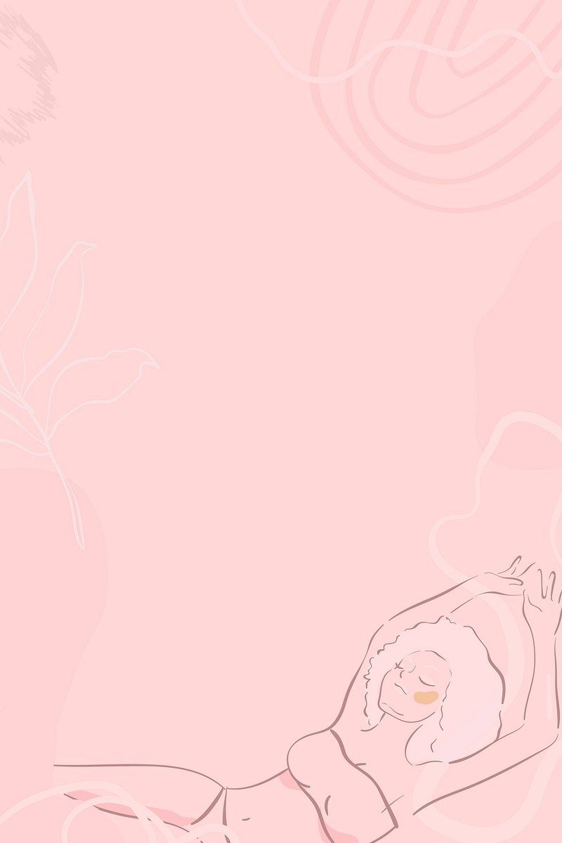 800x1200 Feminine line art pink background