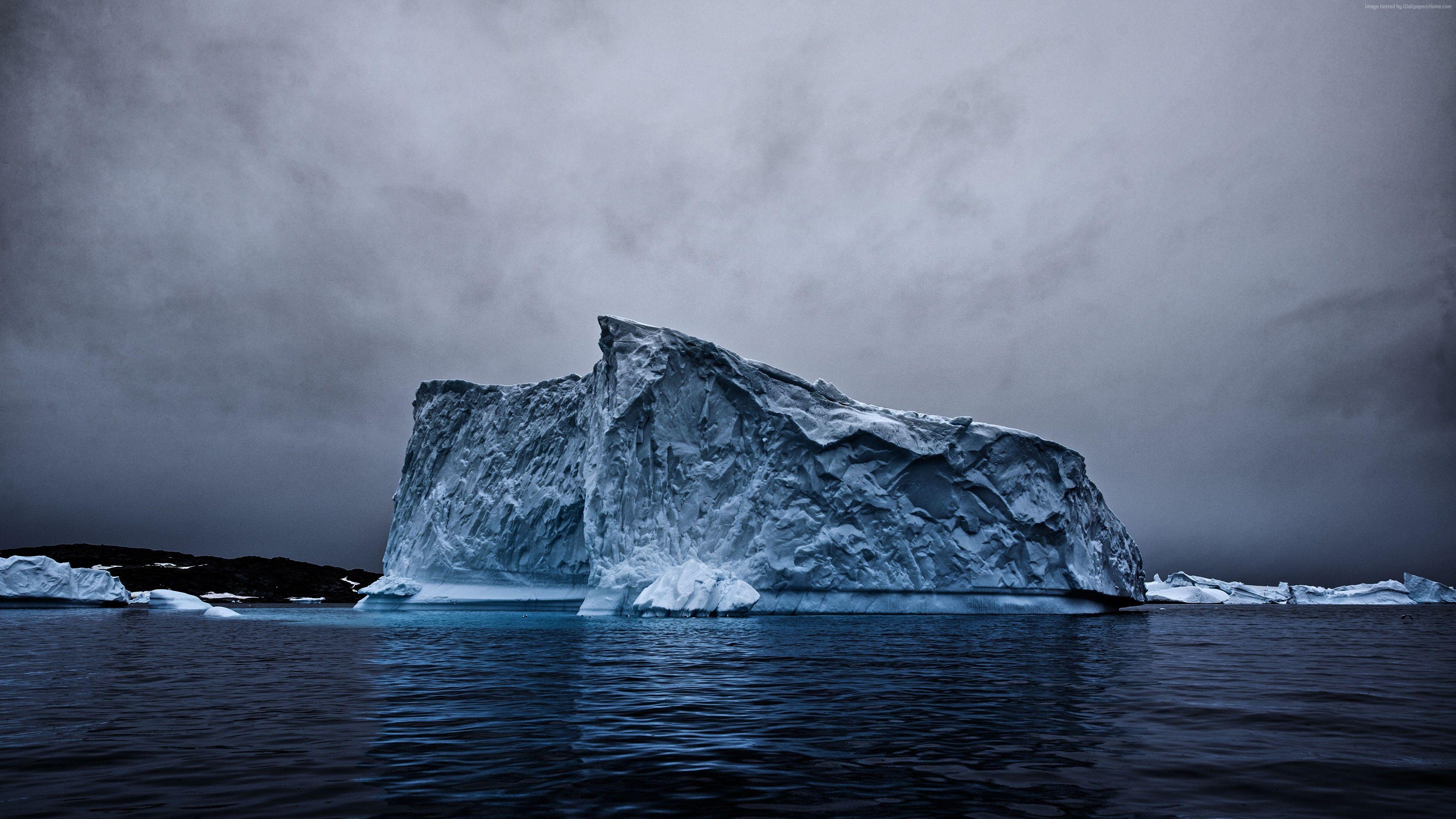 3840x2160 Wallpaper Antarctica, iceberg, ocean, 4k, Travel Wallpaper