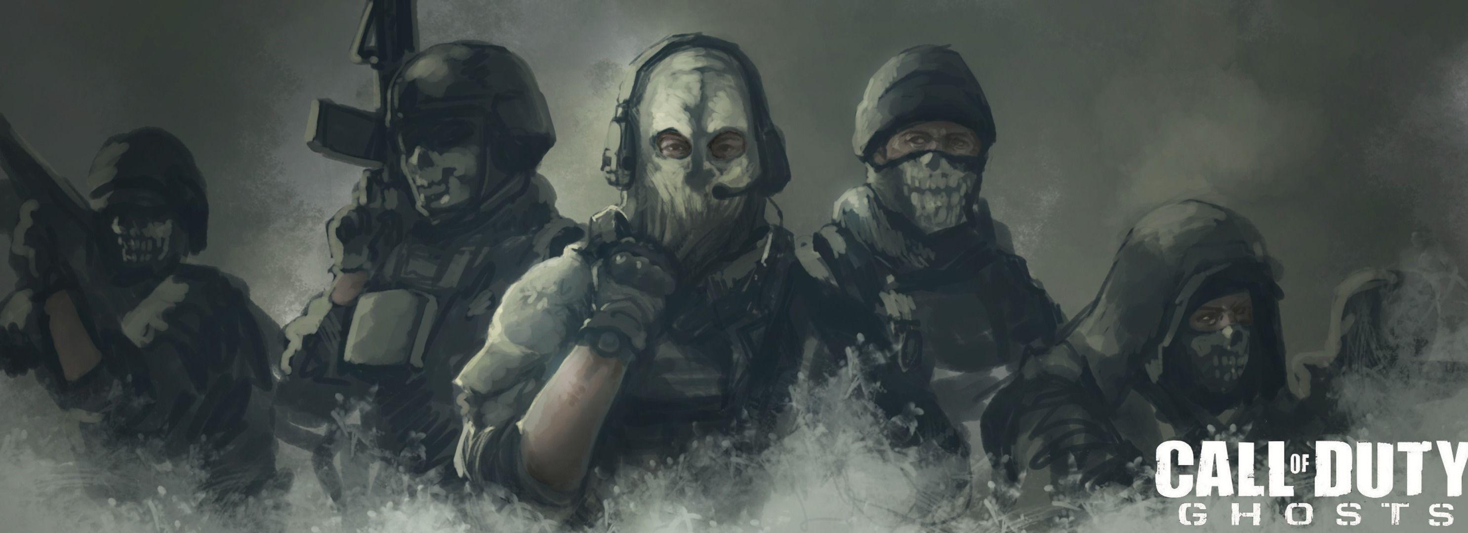 2972x1080 Call of Duty: Ghosts Full HD Wallpaper