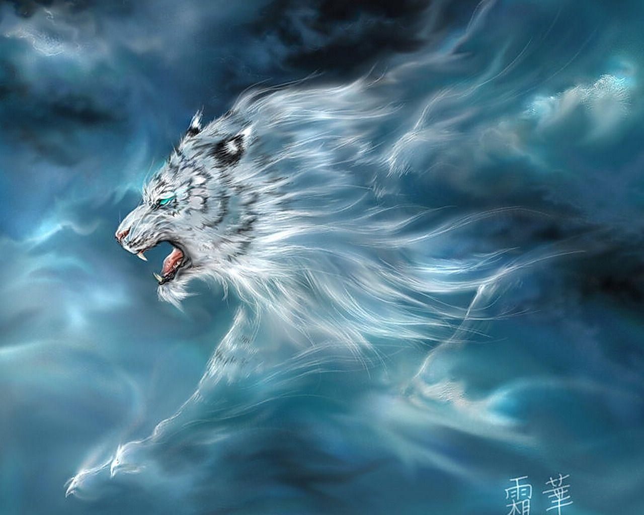 1280x1024 White Tiger Animal Wallpaper HD