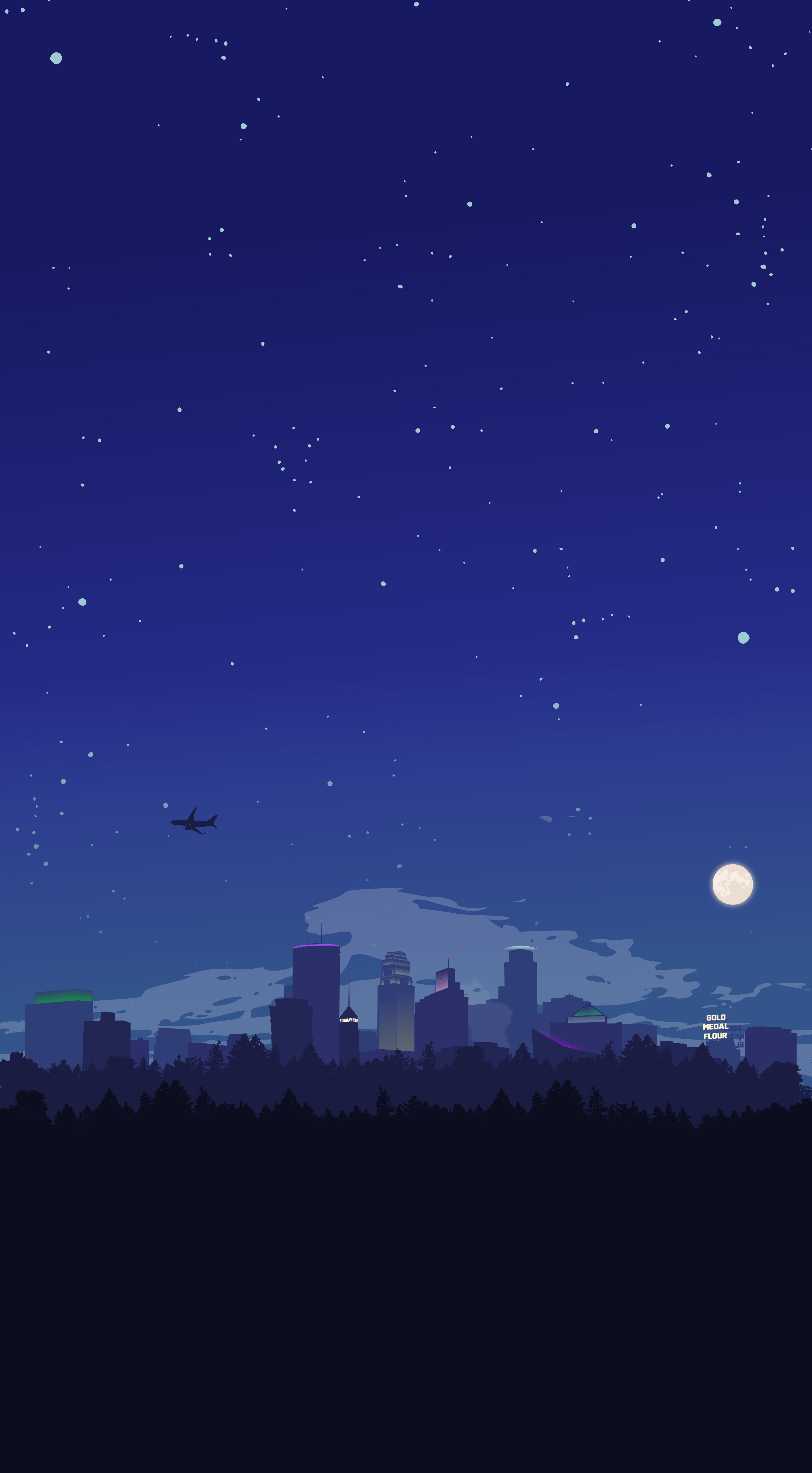 3000x5441 Felt inspired to make a night time mobile wallpaper for you
