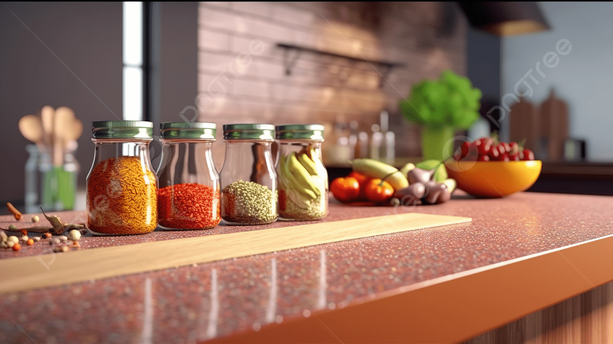 1200x673 3D Rendered Countertop Featuring