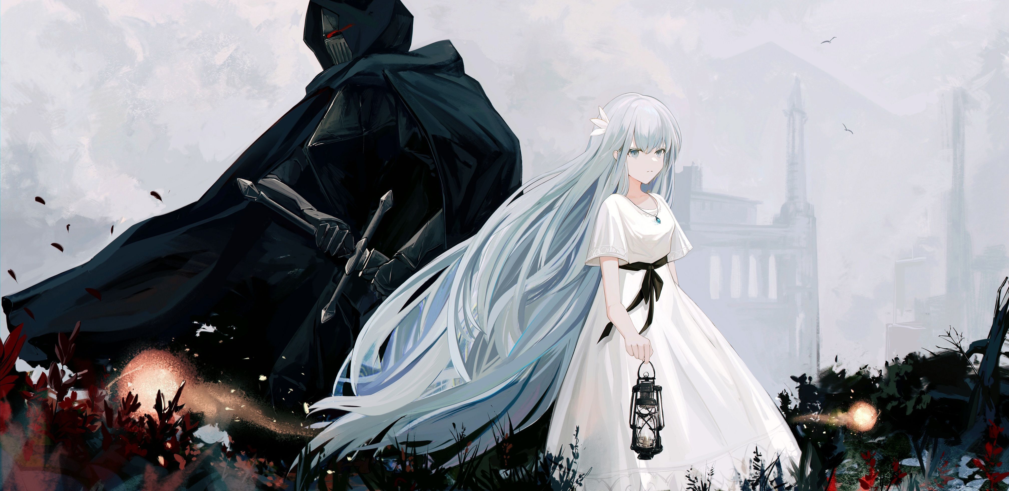 4032x1964 Download Umbral Knight Lily Ender