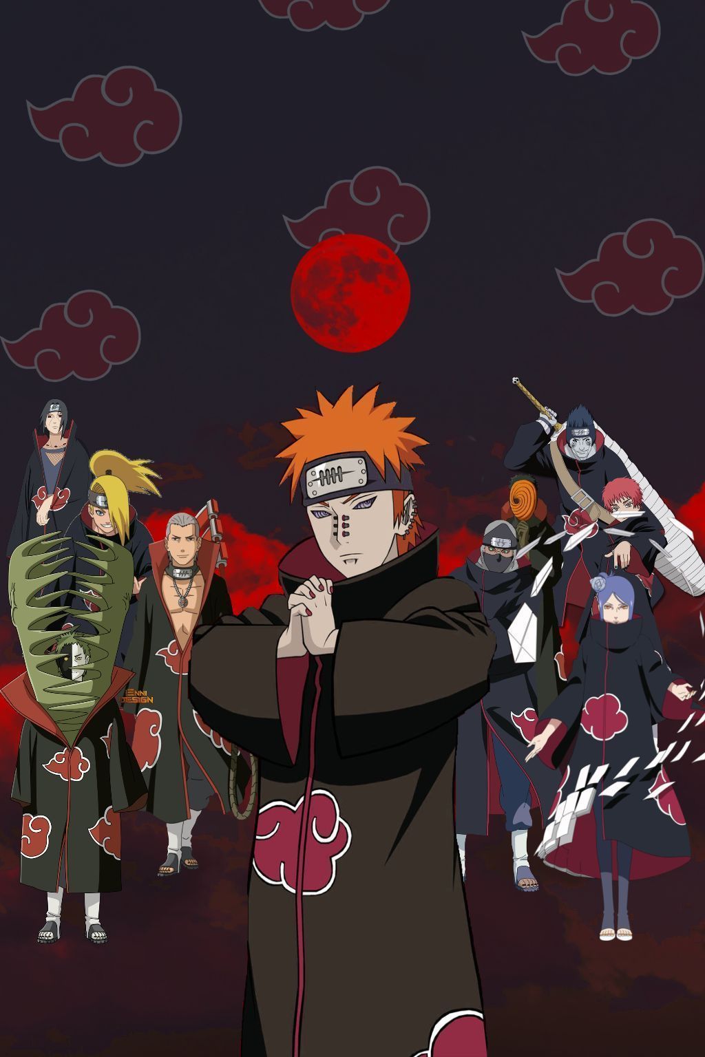 1024x1536 Download #naruto #akatsuki #wallpaper