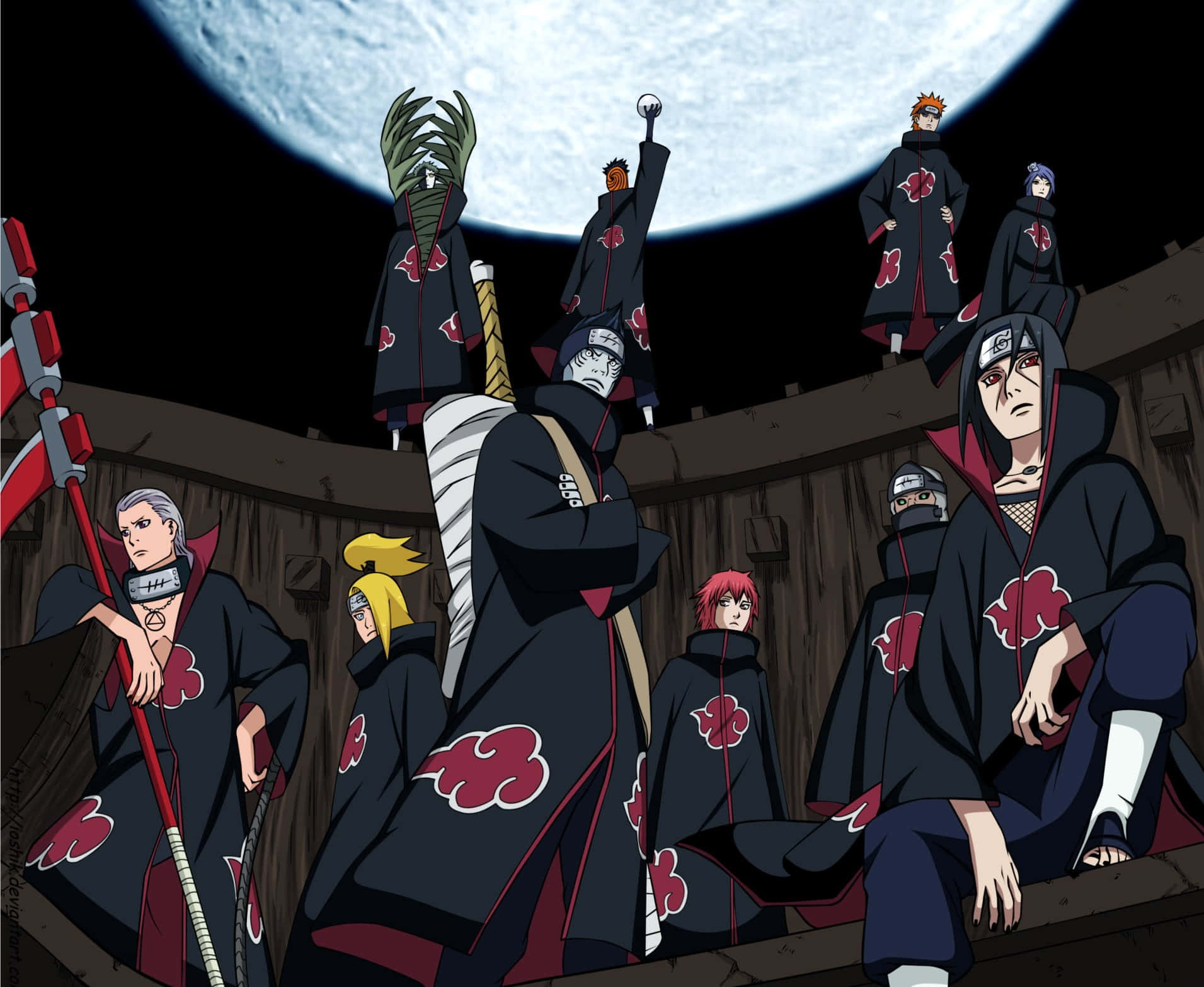 1911x1567 Naruto villains Wallpaper
