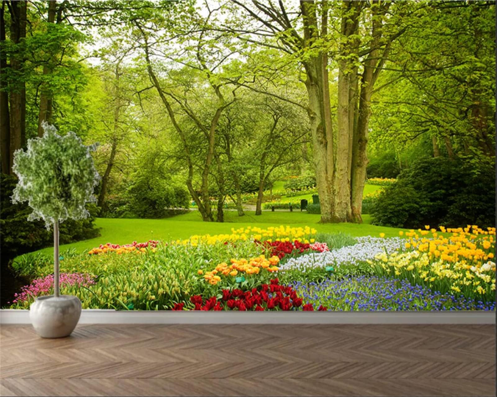 1600x1280 3D Wall Mural Wallpaper, Plants Flowers