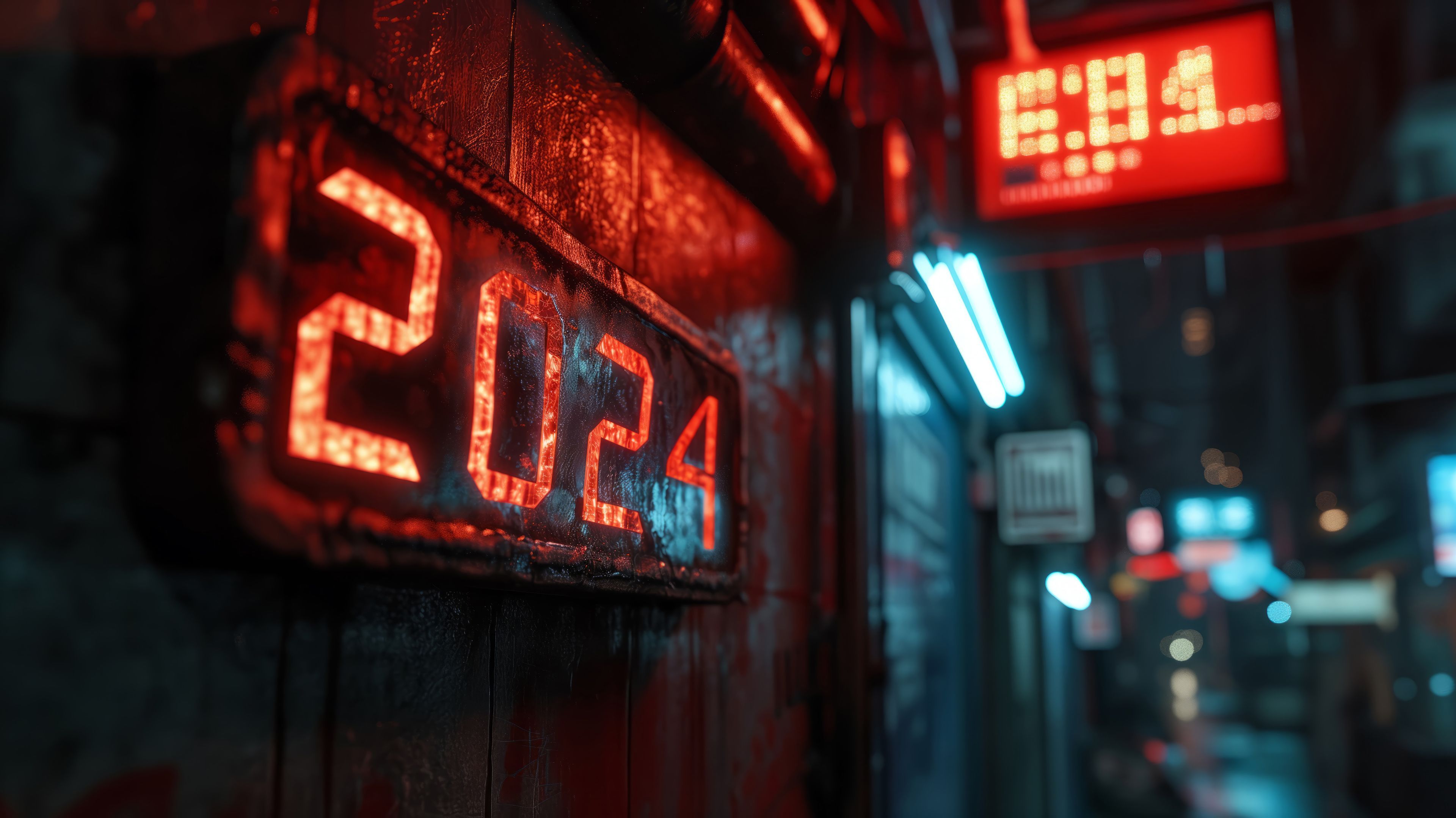 3840x2160 Year Digital Art Wallpaper 4K HD