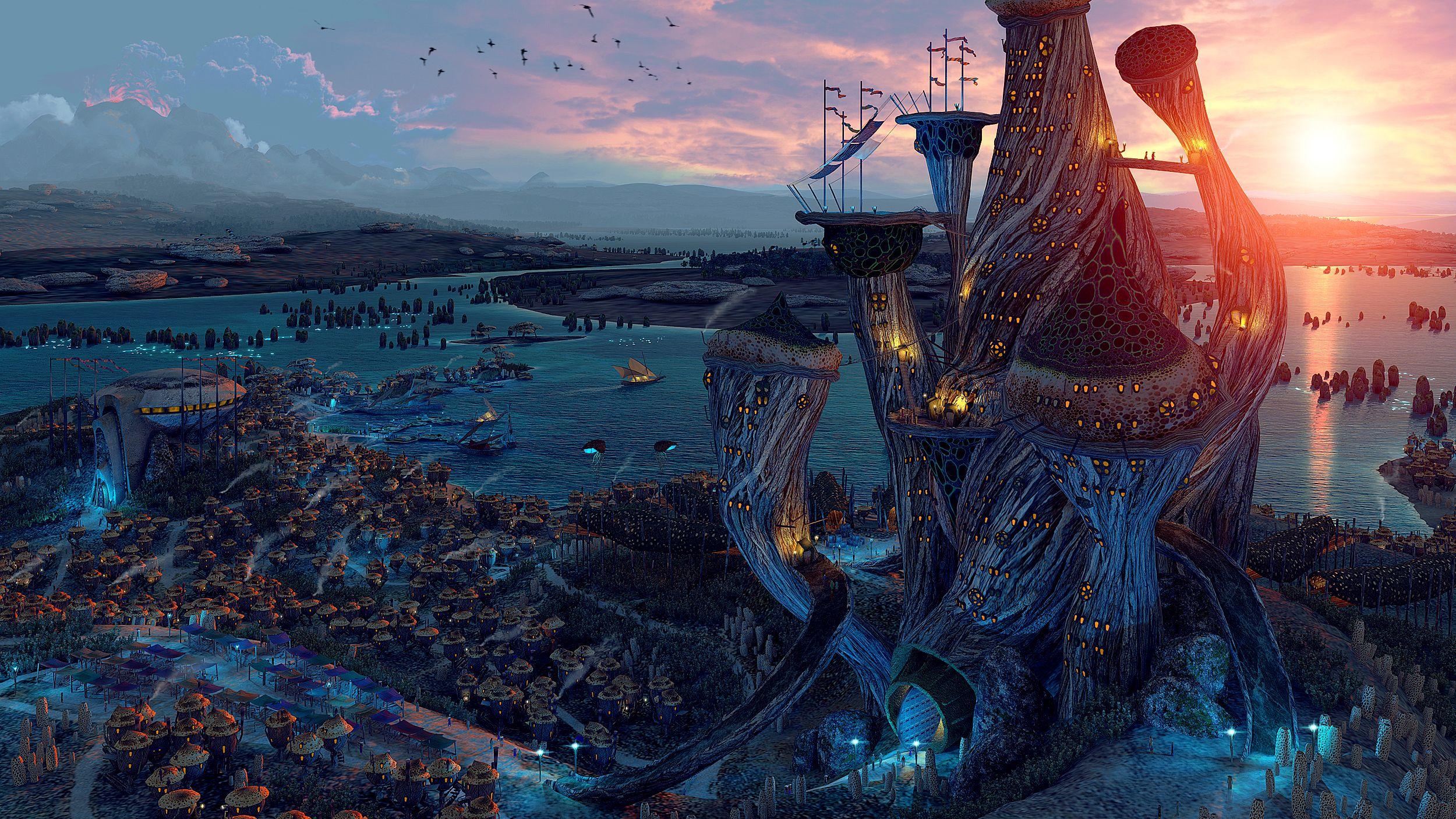 2500x1406 The Elder Scrolls III: Morrowind HD Wallpaper. Background