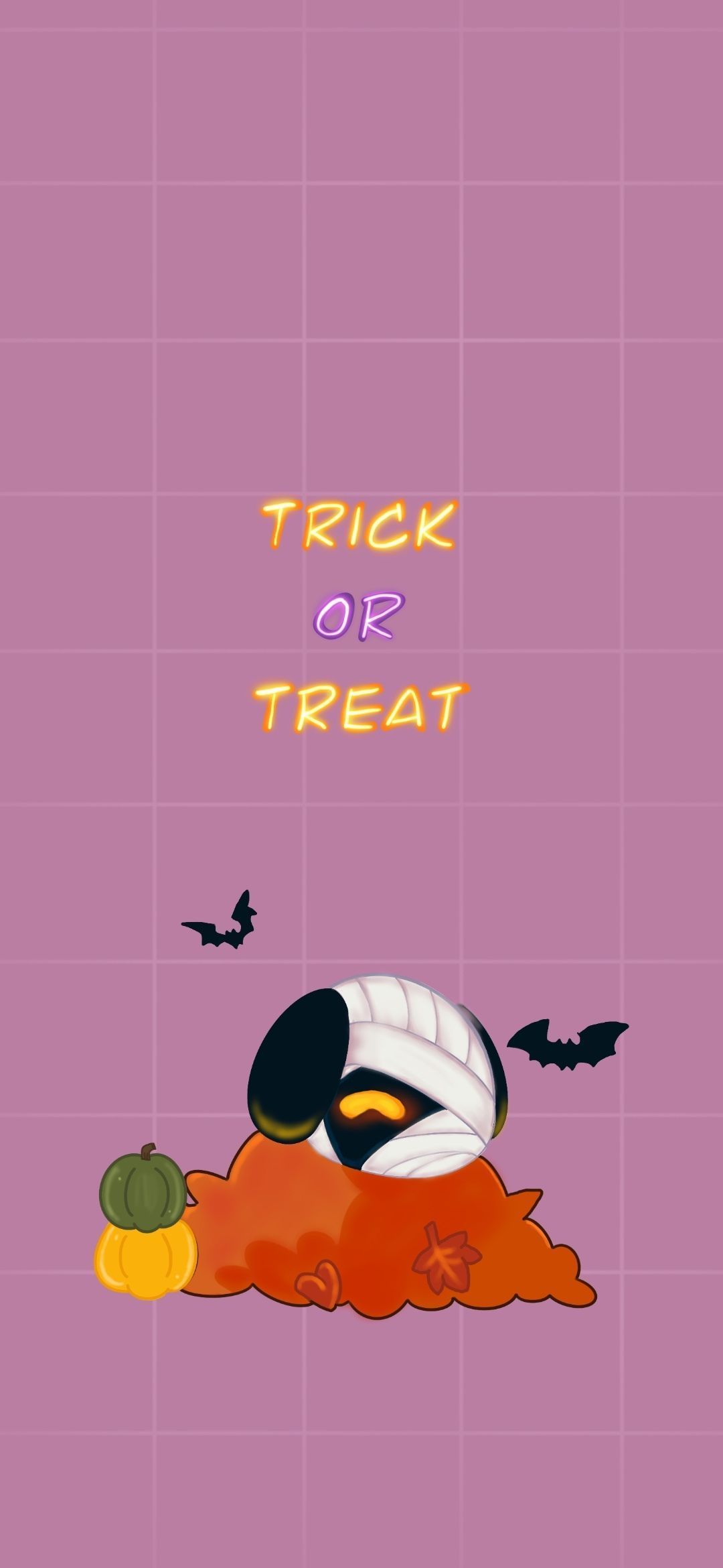 1080x2340 Animal Crossing Lucky Spooky Wallpaper