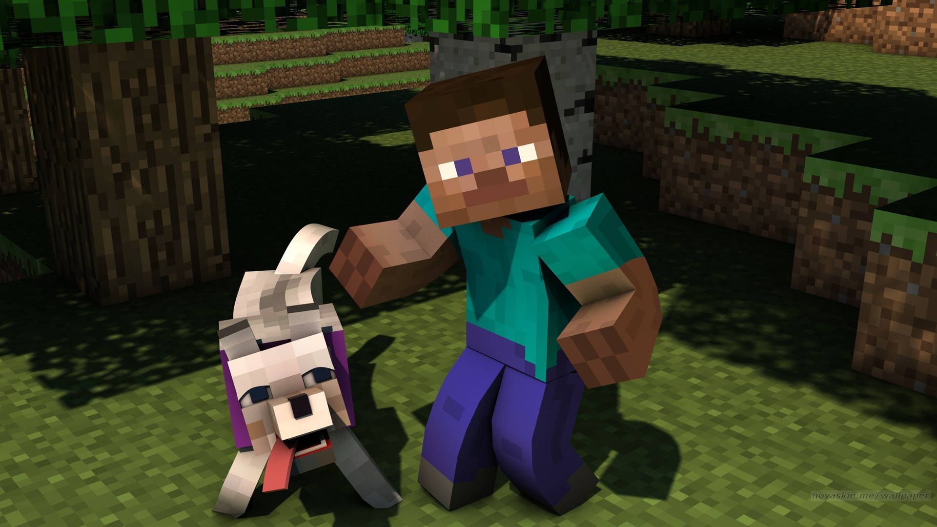 1920x1080 Minecraft Steve Wallpaper