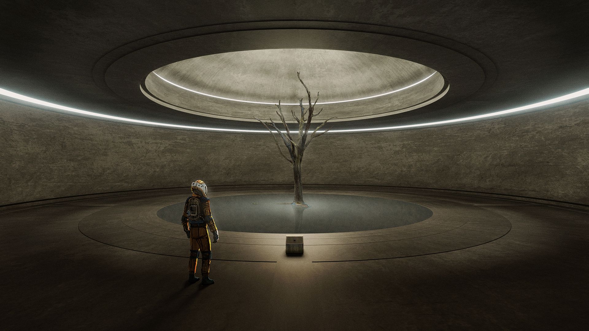1920x1080 Earth Simulation Hall